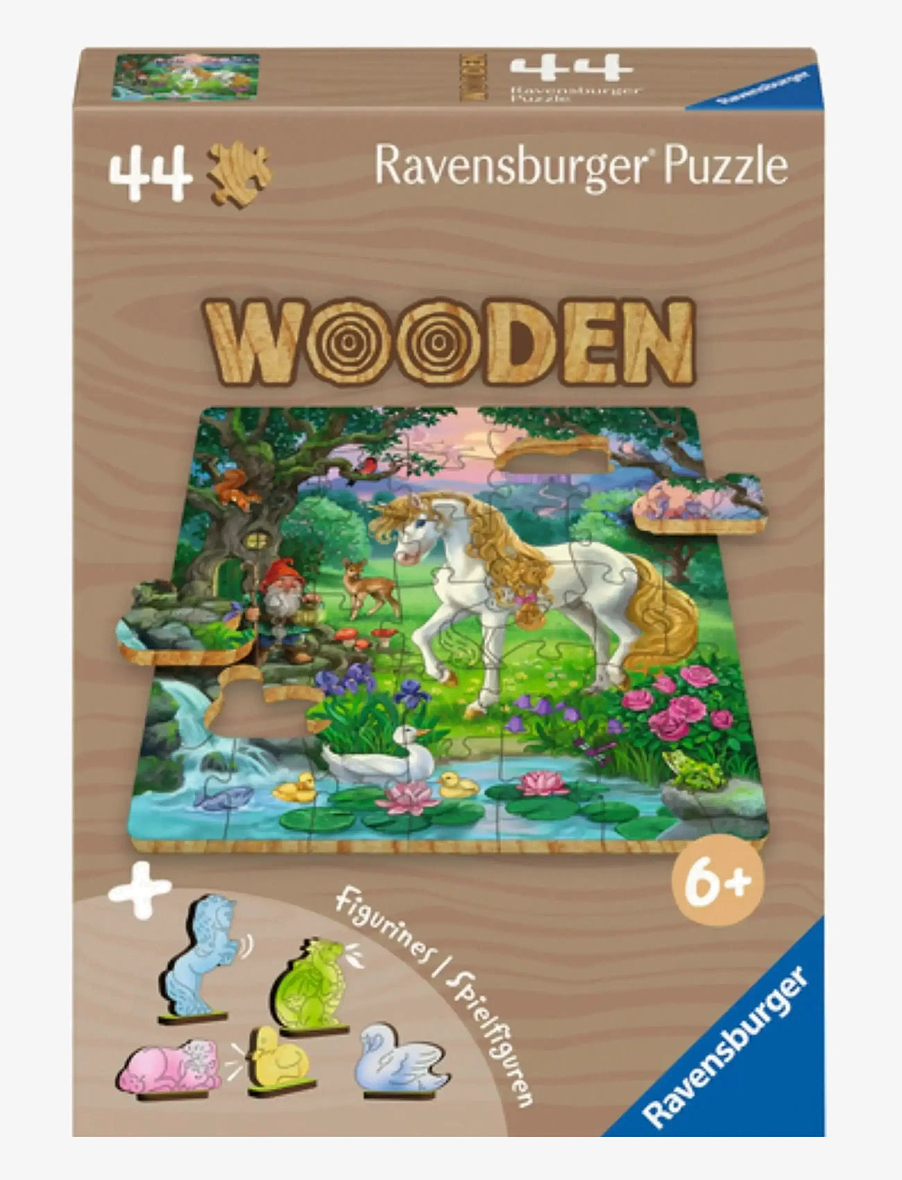 Ravensburger - WOODEN Unicorn 44p - träpussel - multi coloured - 0