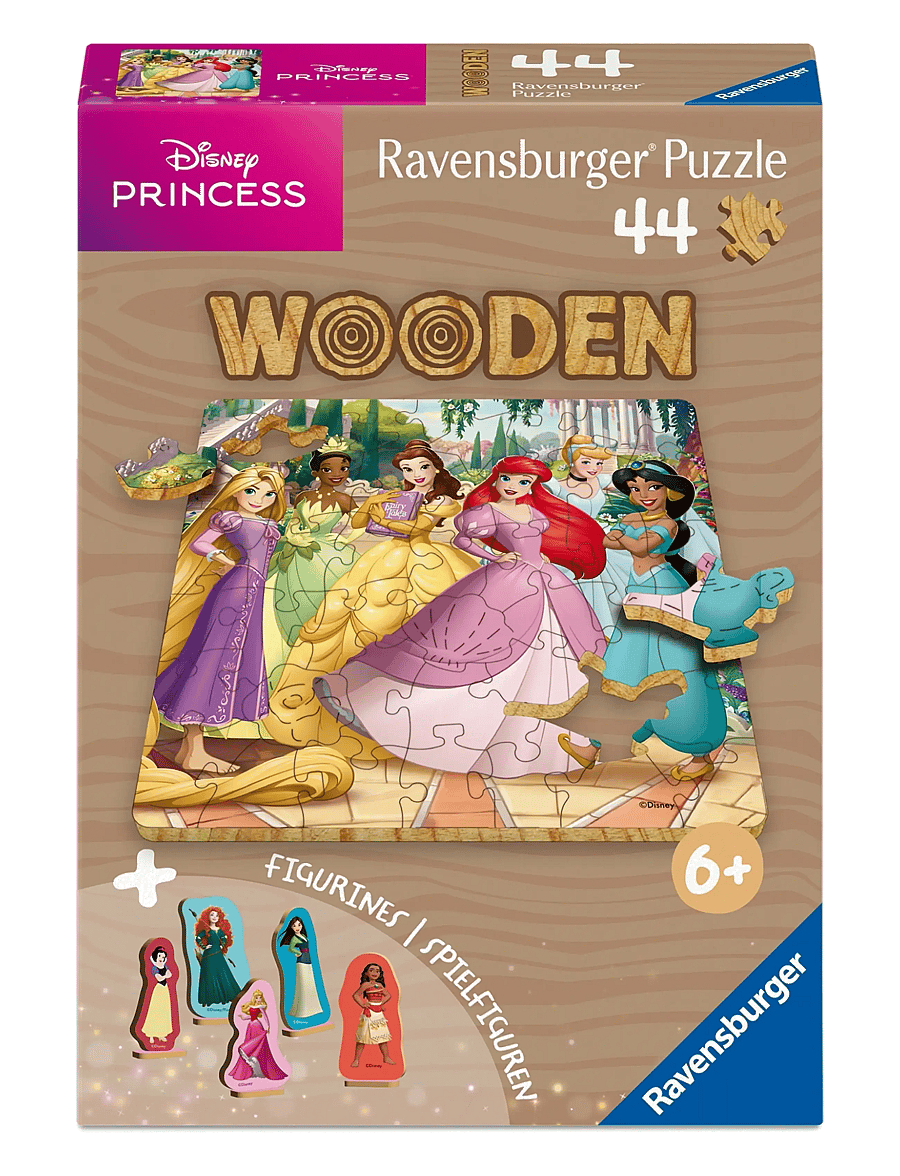 Ravensburger - WOODEN Disney Princess 44p - træpuslespil - multi coloured - 0