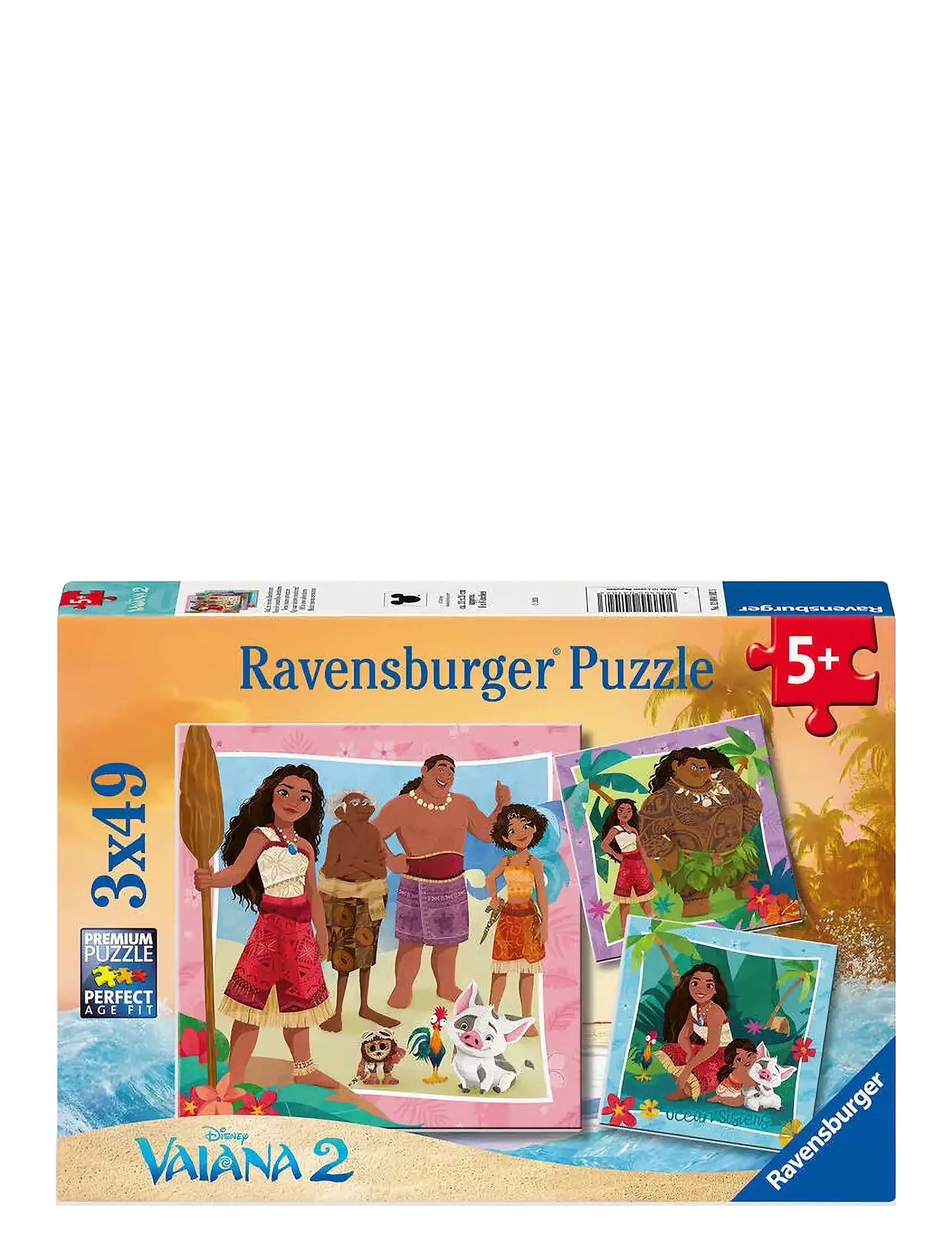 Ravensburger Disney Vaiana 2 3x49p - Disney Prinsesser - MULTI COLOURED / multi