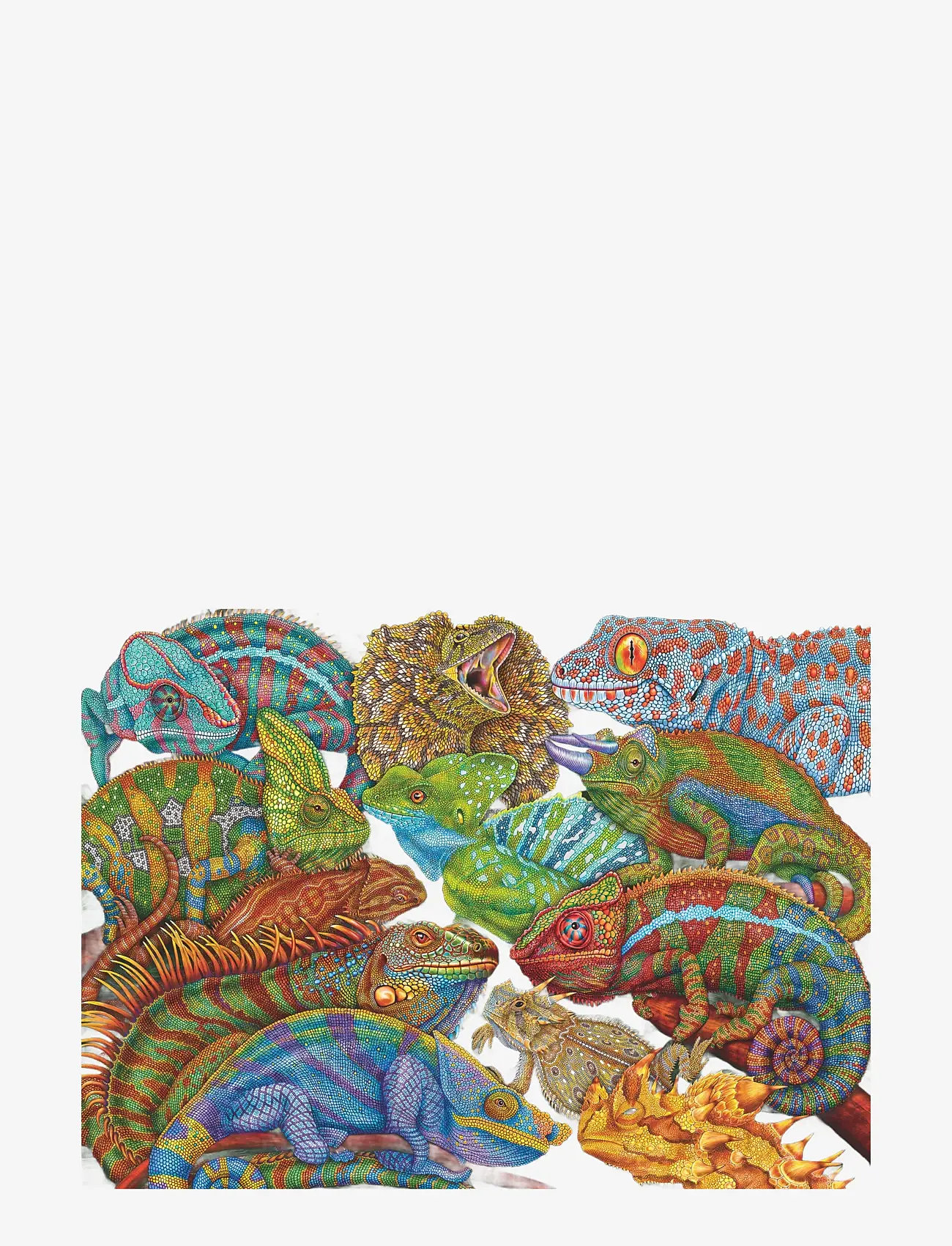 Ravensburger - Riveting Reptiles 300p - klassiske puslespil - multi coloured - 1