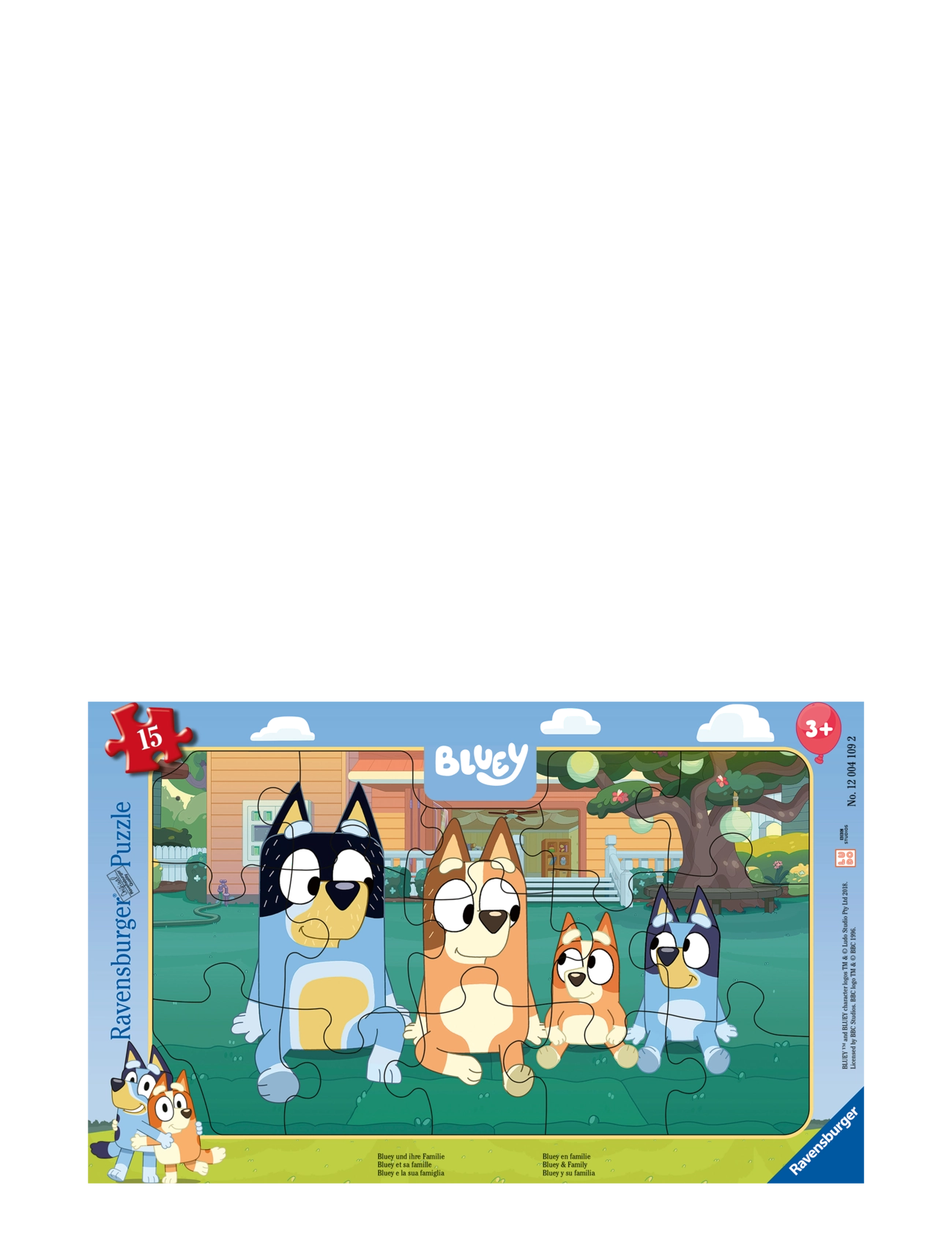 Ravensburger Bluey And Her Family 15p - Leksaker - MULTI COLOURED / multi