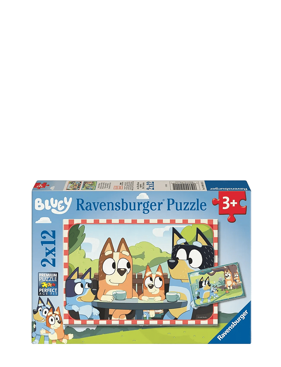 Ravensburger - Bluey 2x12p - klassiske puslespil - multi coloured - 0