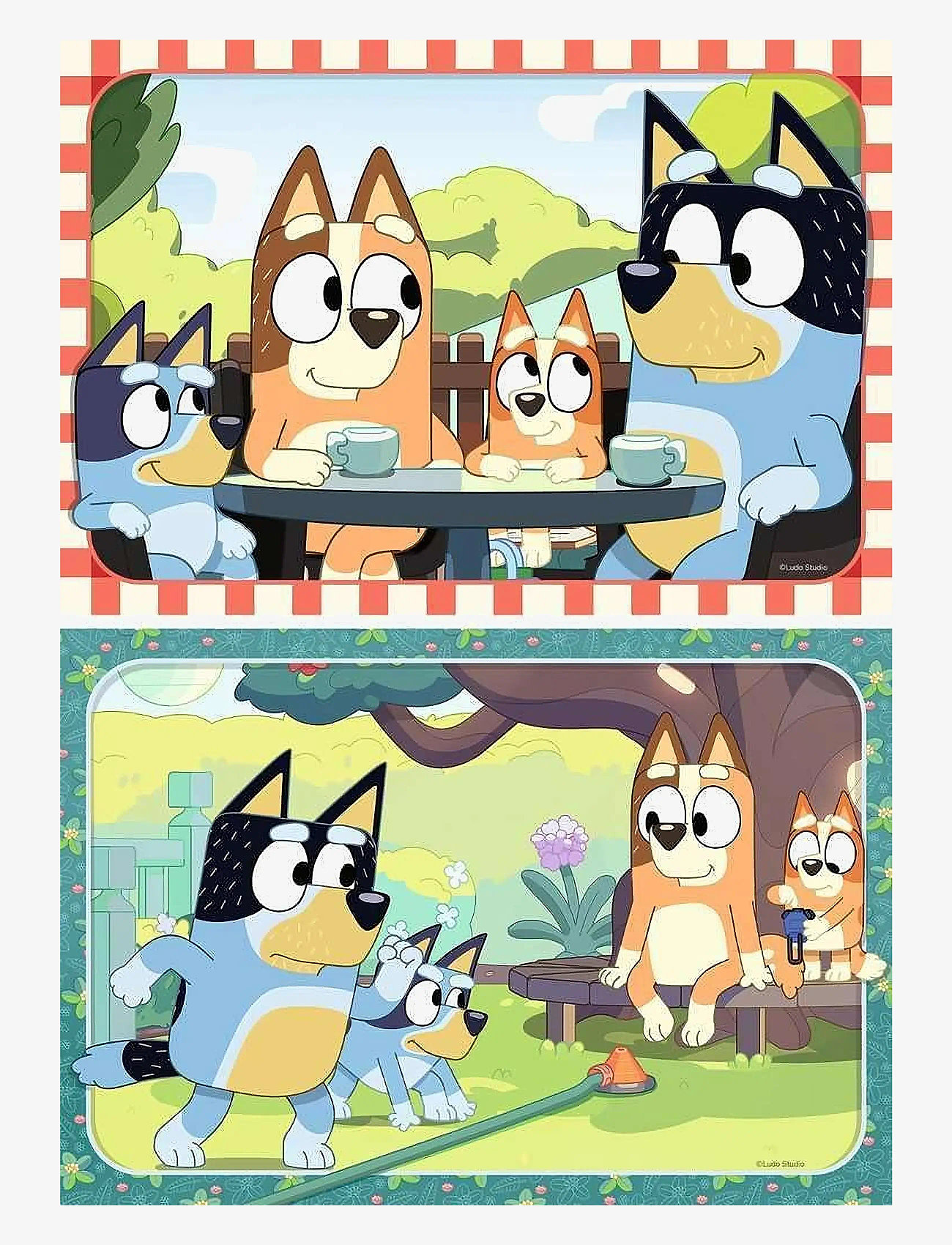 Ravensburger - Bluey med venner 2x12p - classic puzzles - multi coloured - 2