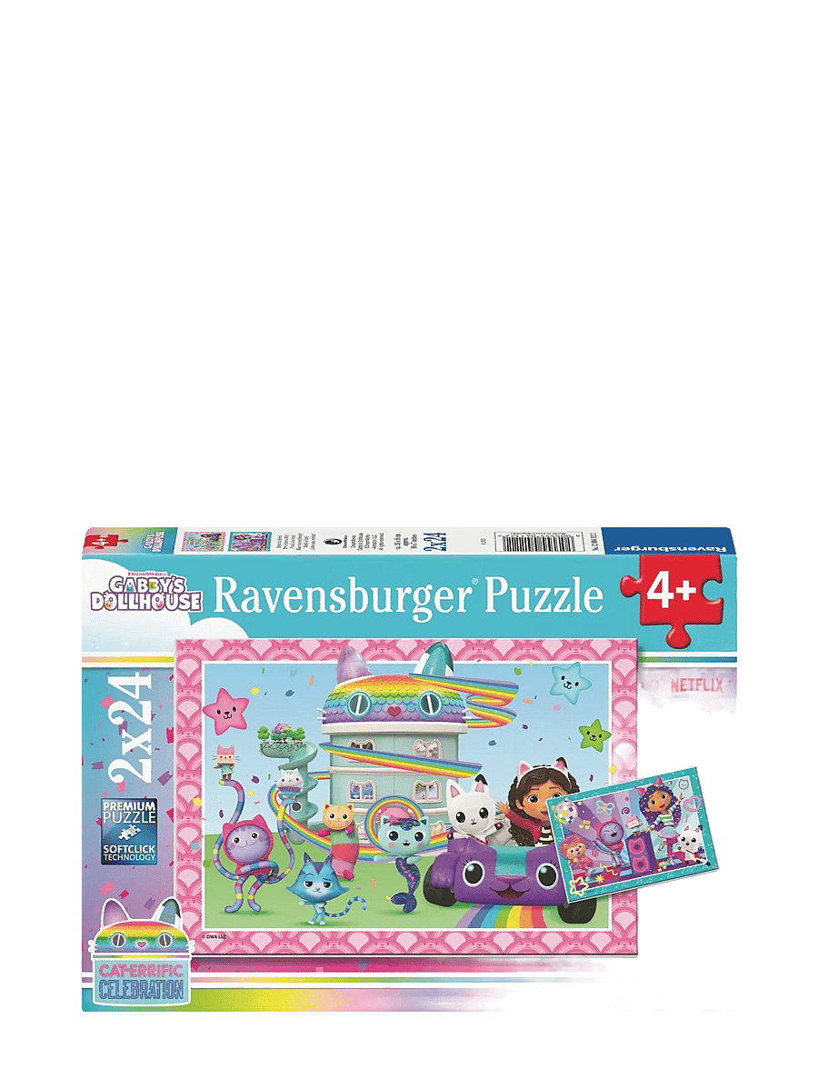 Ravensburger - Gabby's Dollhouse 2x24p - klassiske puslespil - multi coloured - 0