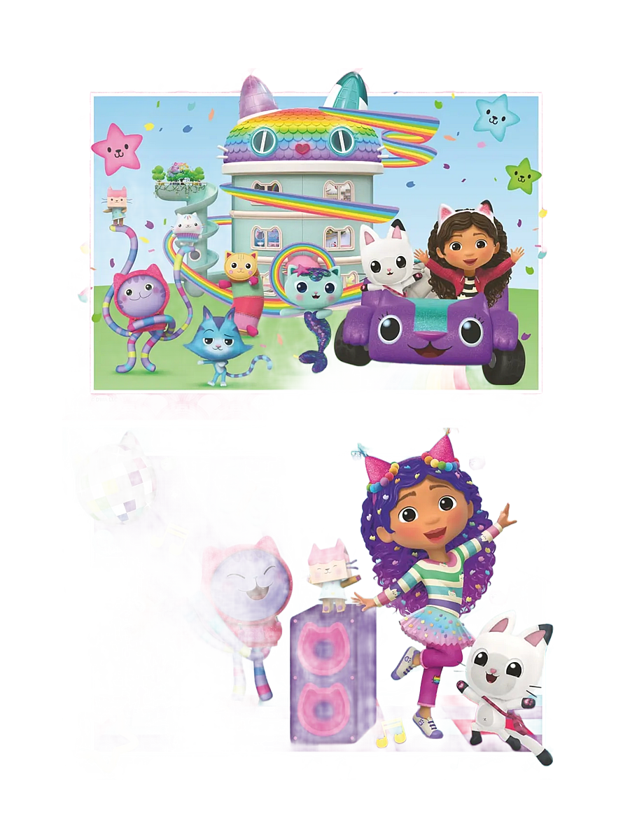 Ravensburger - Gabby's Dollhouse 2x24p - klassiske puslespil - multi coloured - 1