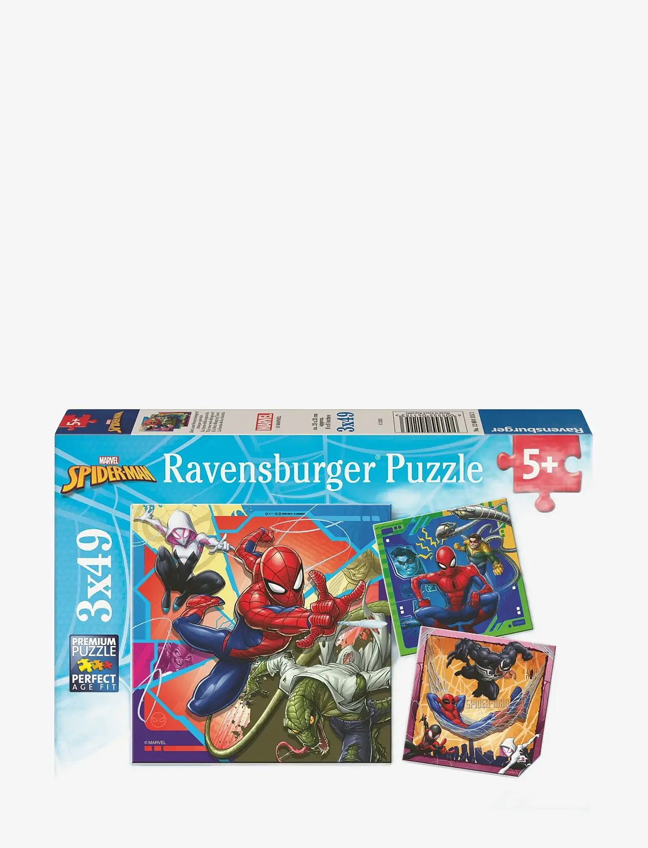 Ravensburger - Marvel Spider Man 3x49p - classic puzzles - multi coloured - 0