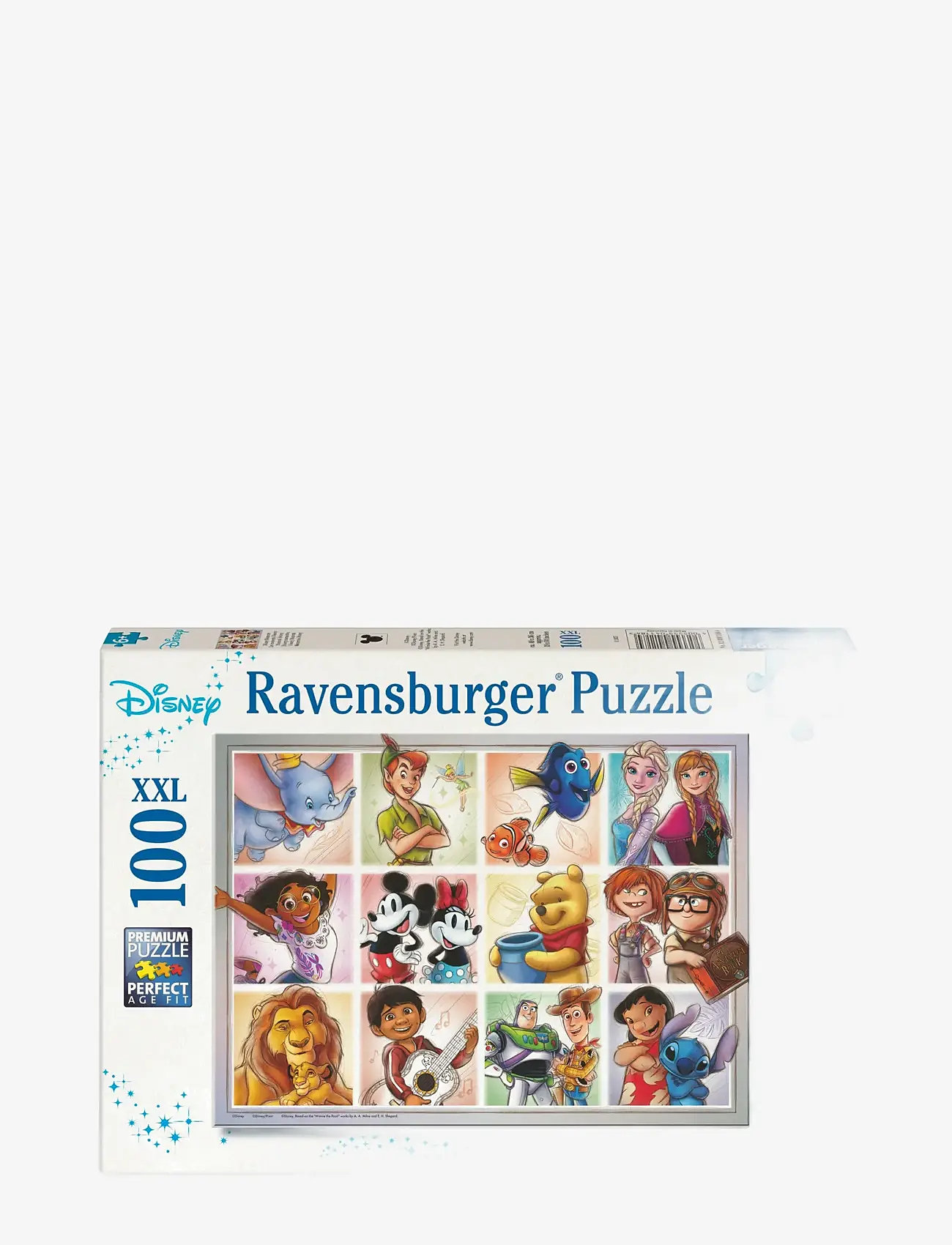 Ravensburger - Disney Multicharacter 100p XXL - classic puzzles - multi coloured - 0