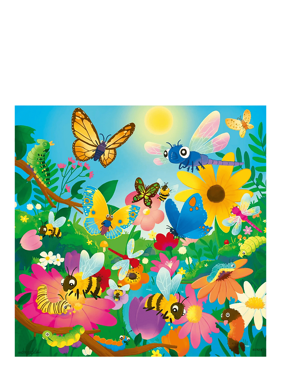 Ravensburger - Bugs, Bugs, Bugs 3x49p - klassiska pussel - multi coloured - 1