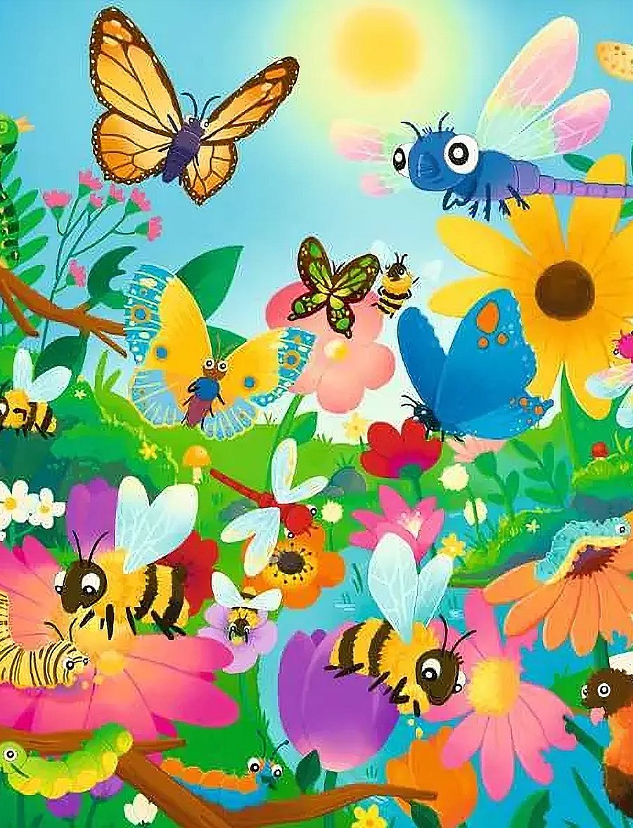 Ravensburger - Bugs, Bugs, Bugs 3x49p - klassiska pussel - multi coloured - 4