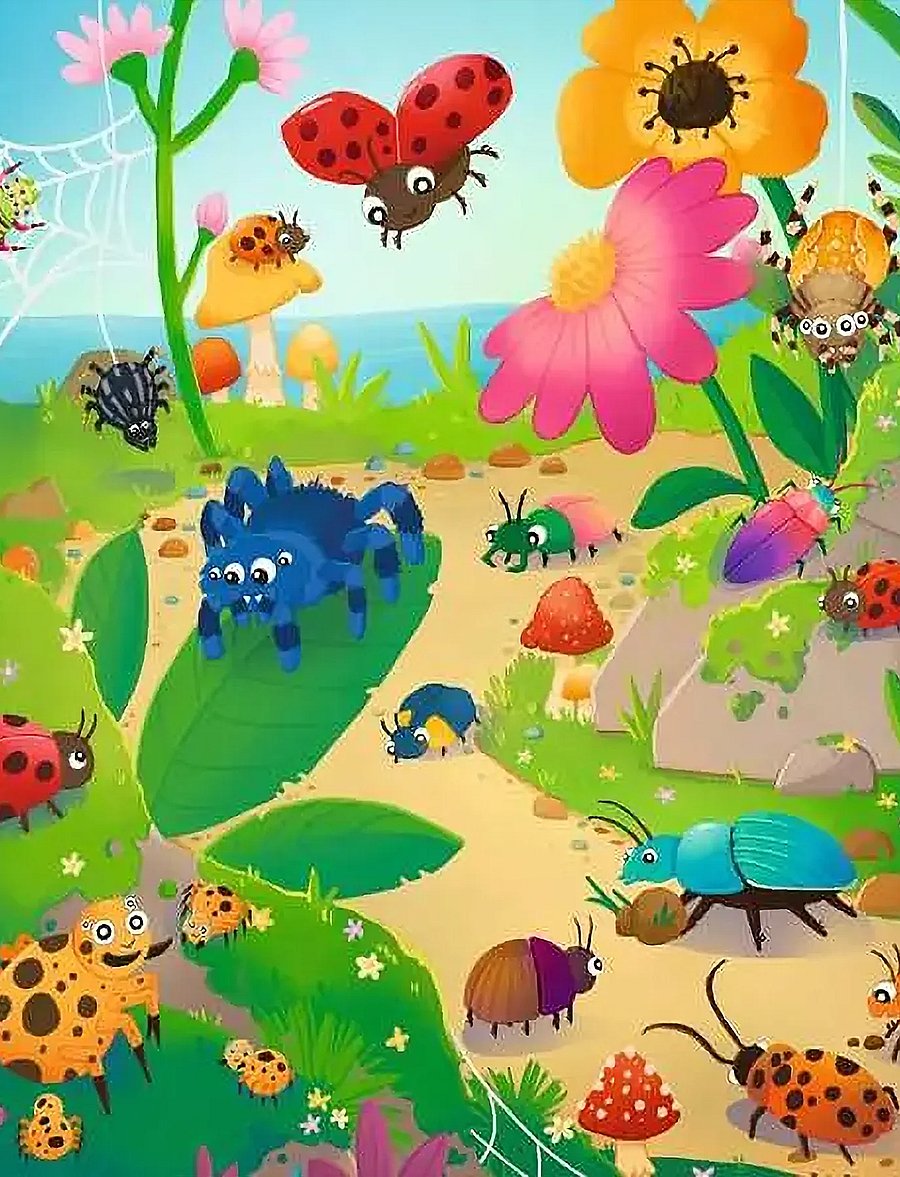 Ravensburger - Bugs, Bugs, Bugs 3x49p - klassiska pussel - multi coloured - 3