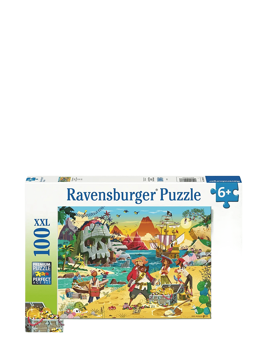 Ravensburger - Treasure 100p - klassiske puslespil - multi coloured - 0