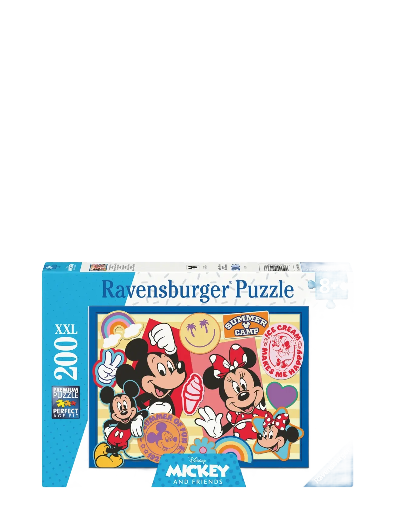 Ravensburger Mickey & Minnie's Road Trip! 200P, Classic Puslespil, Multi/mønstret, Str: ONE SIZE
