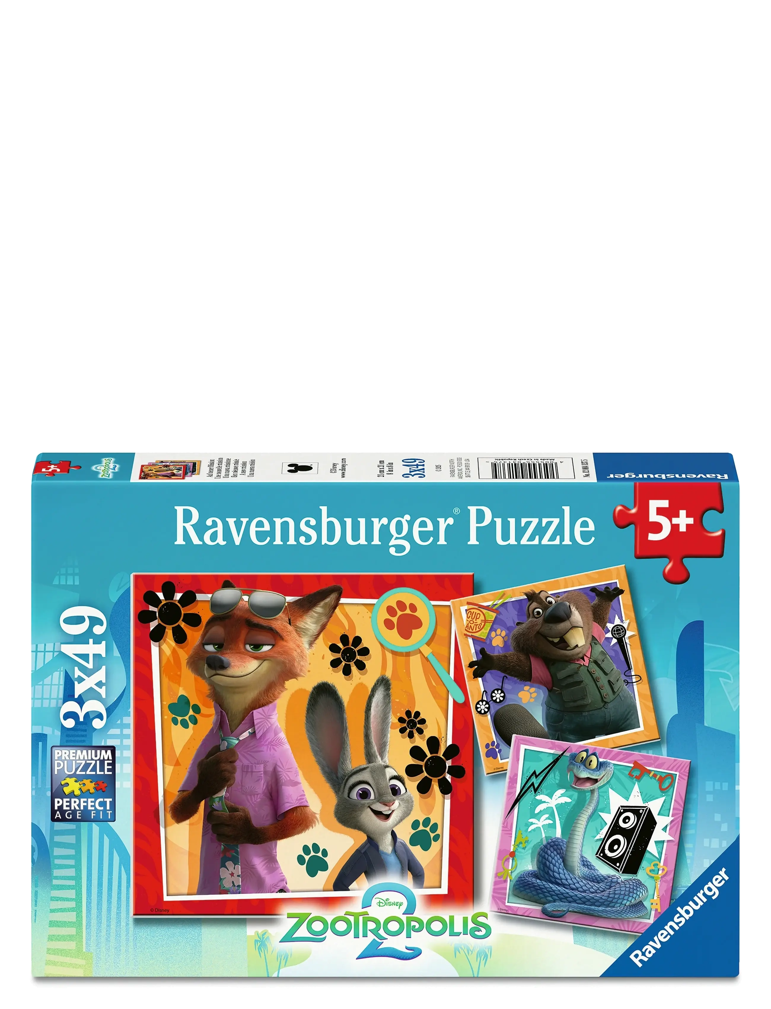 Ravensburger Zootopia 2 3x49p - Legetøj - MULTI COLOURED / multi