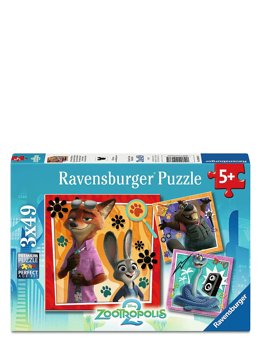 Ravensburger - Zootopia 2 3x49p - klassiset palapelit - multi coloured - 0