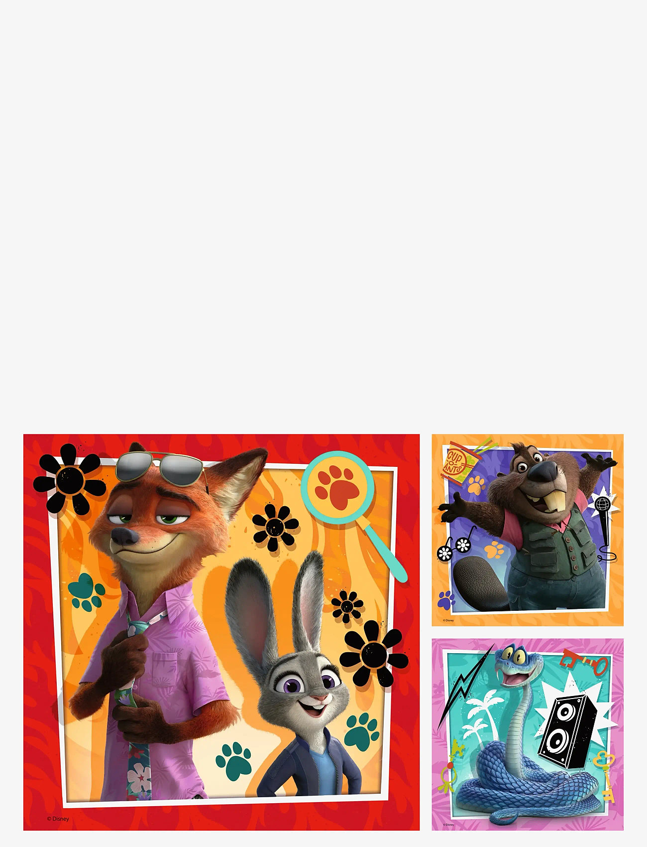Ravensburger - Zootopia 2 3x49p - klassiska pussel - multi coloured - 1