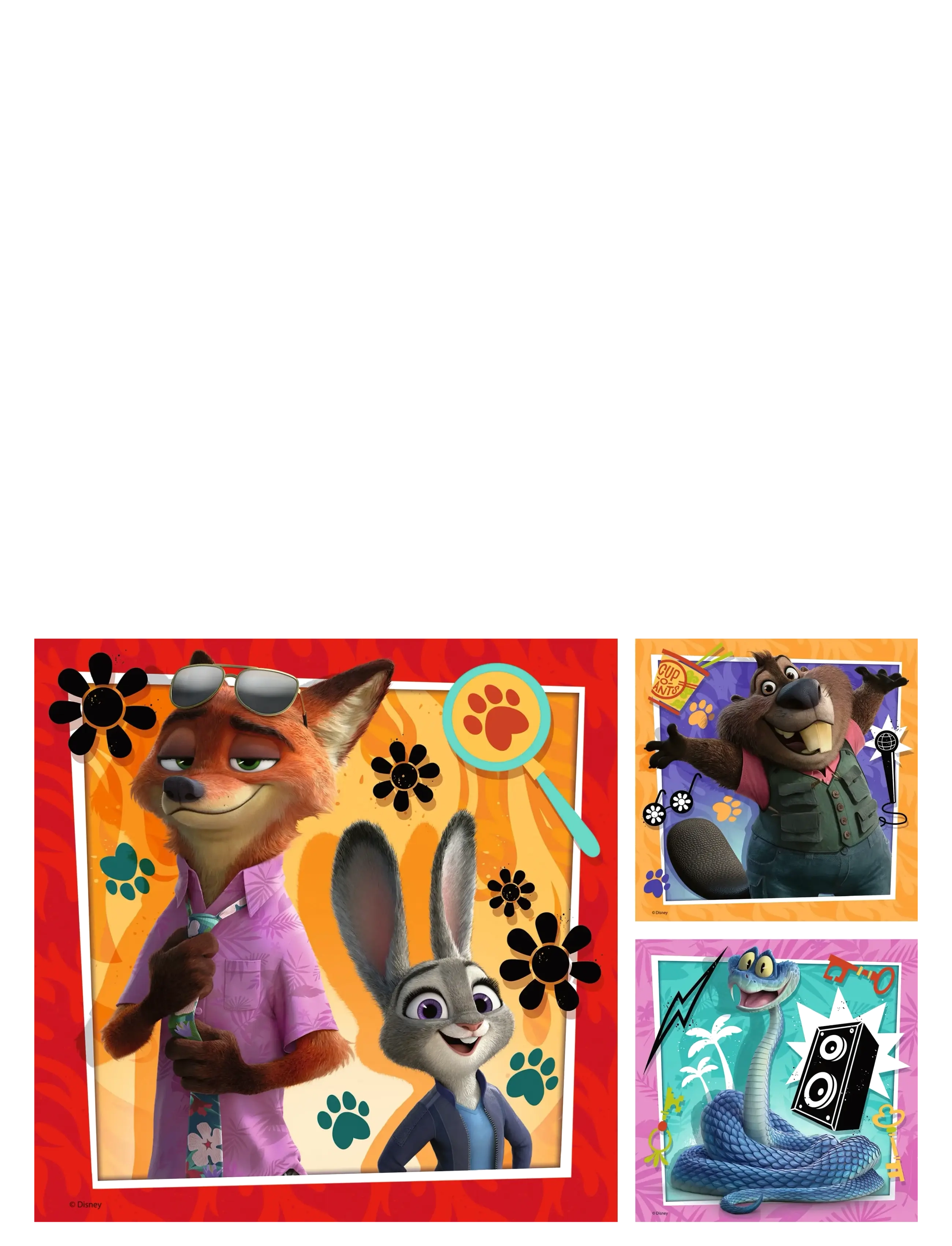 Ravensburger - Zootopia 2 3x49p - klassiset palapelit - multi coloured - 1