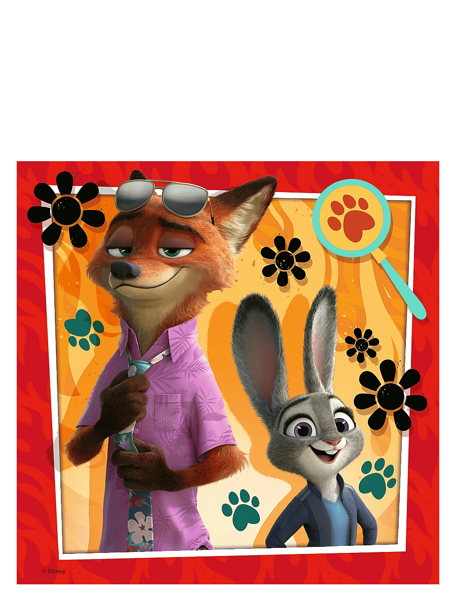 Ravensburger - Zootopia 2 3x49p - klassiset palapelit - multi coloured - 2