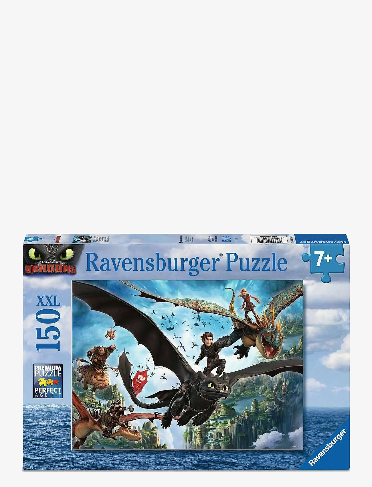 Ravensburger - Dragons New Movie 150p - klassiske puslespil - multi coloured - 0