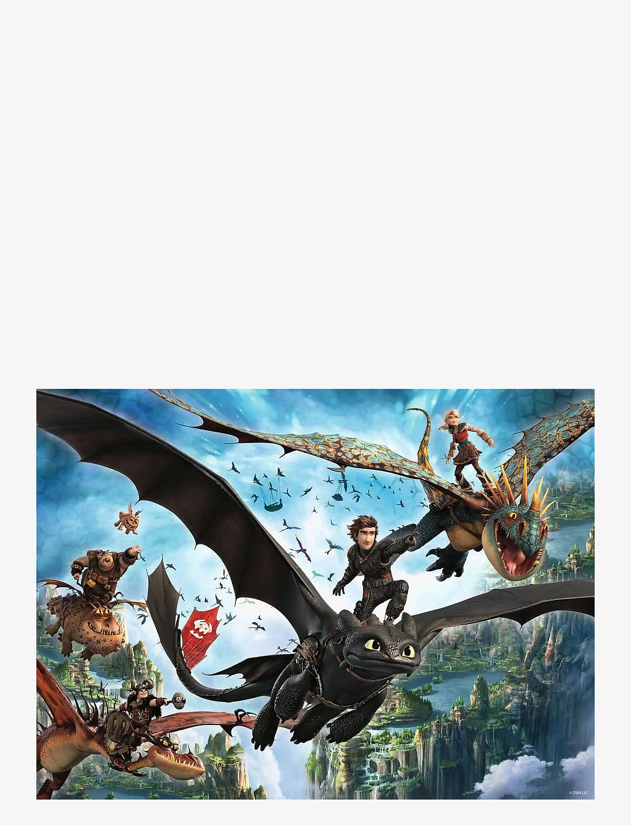 Ravensburger - Dragons New Movie 150p - klassiske puslespil - multi coloured - 1