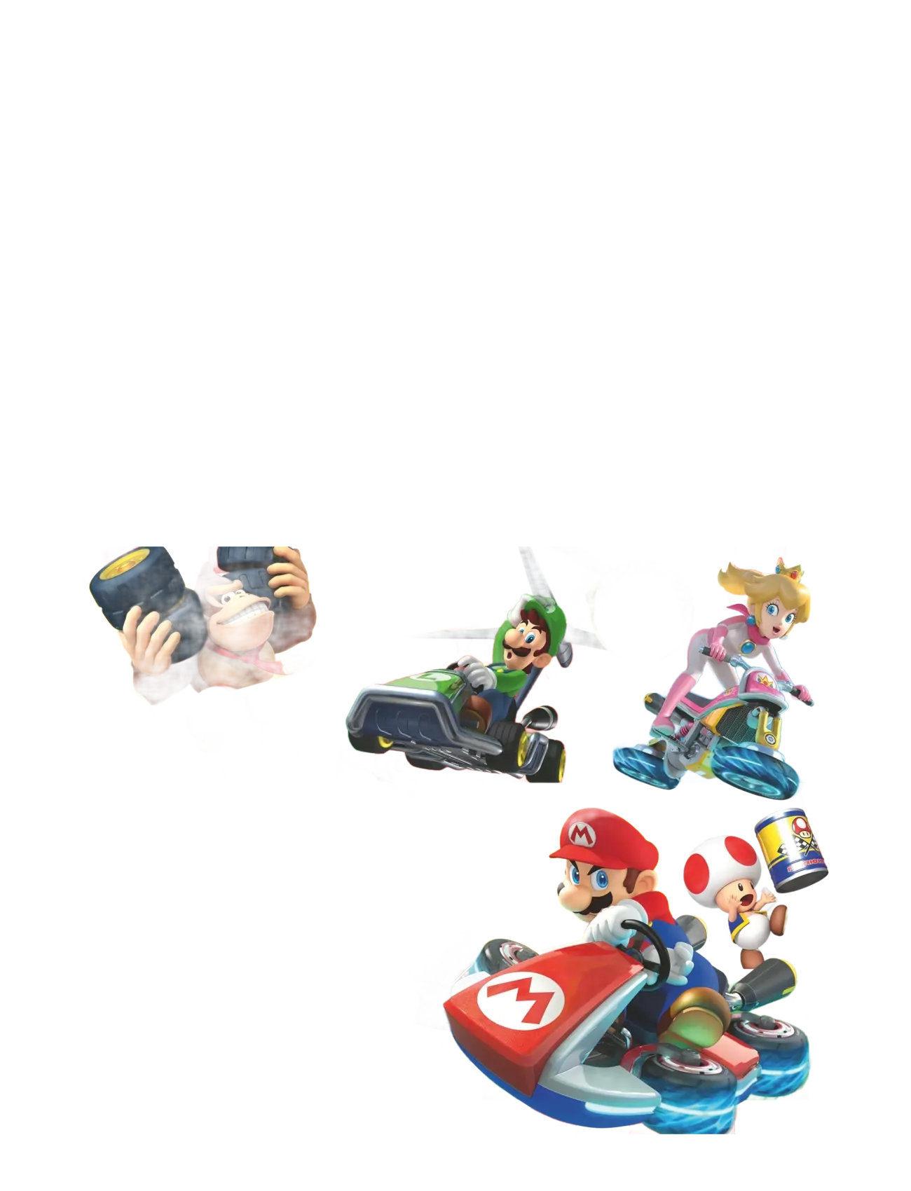 Ravensburger - Mario Kart 150p XXL - klassiset palapelit - multi coloured - 1