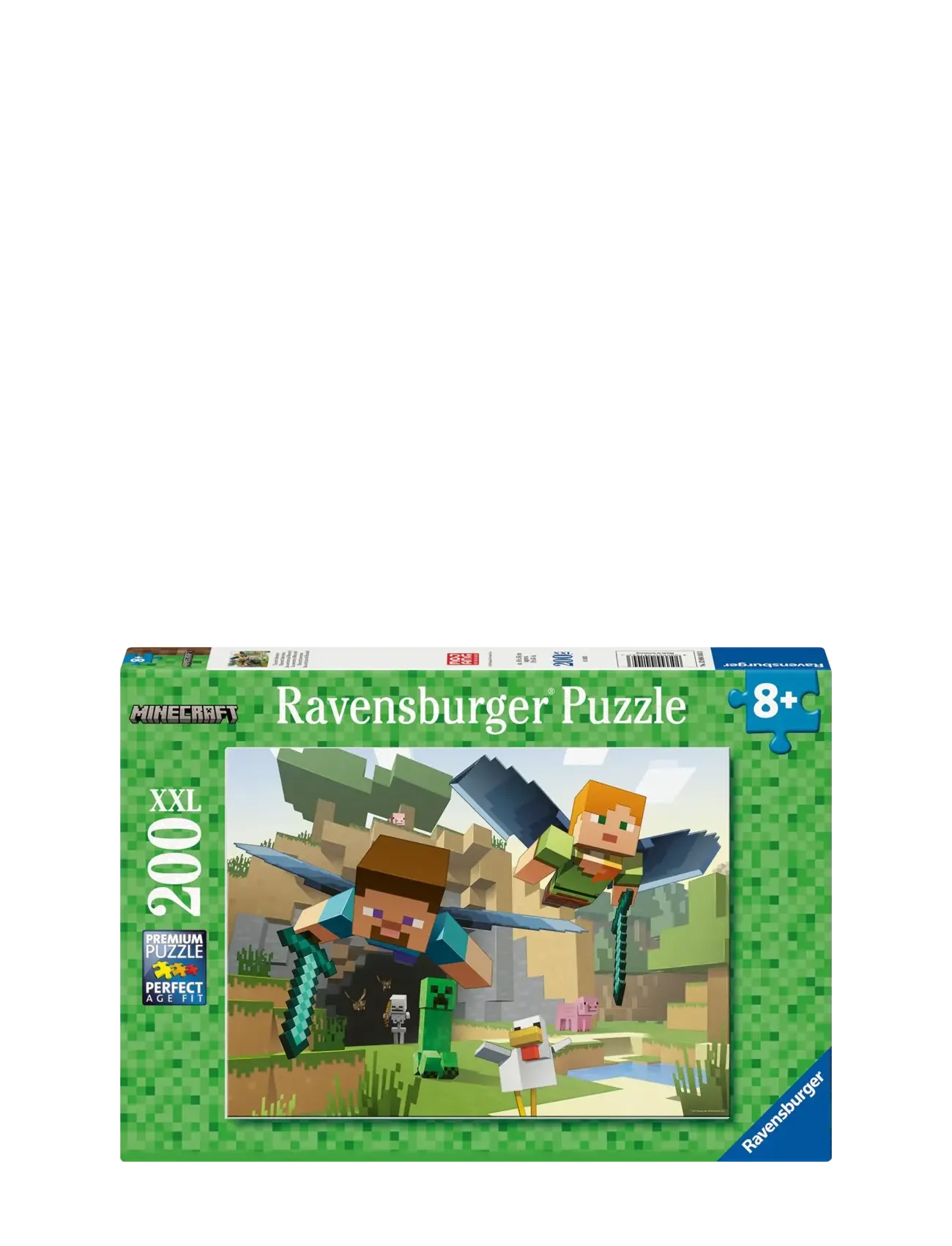 Ravensburger Minecraft 200P, One Size, Multi/patterned, Puslespil > Klassiske Puslespil, Børn