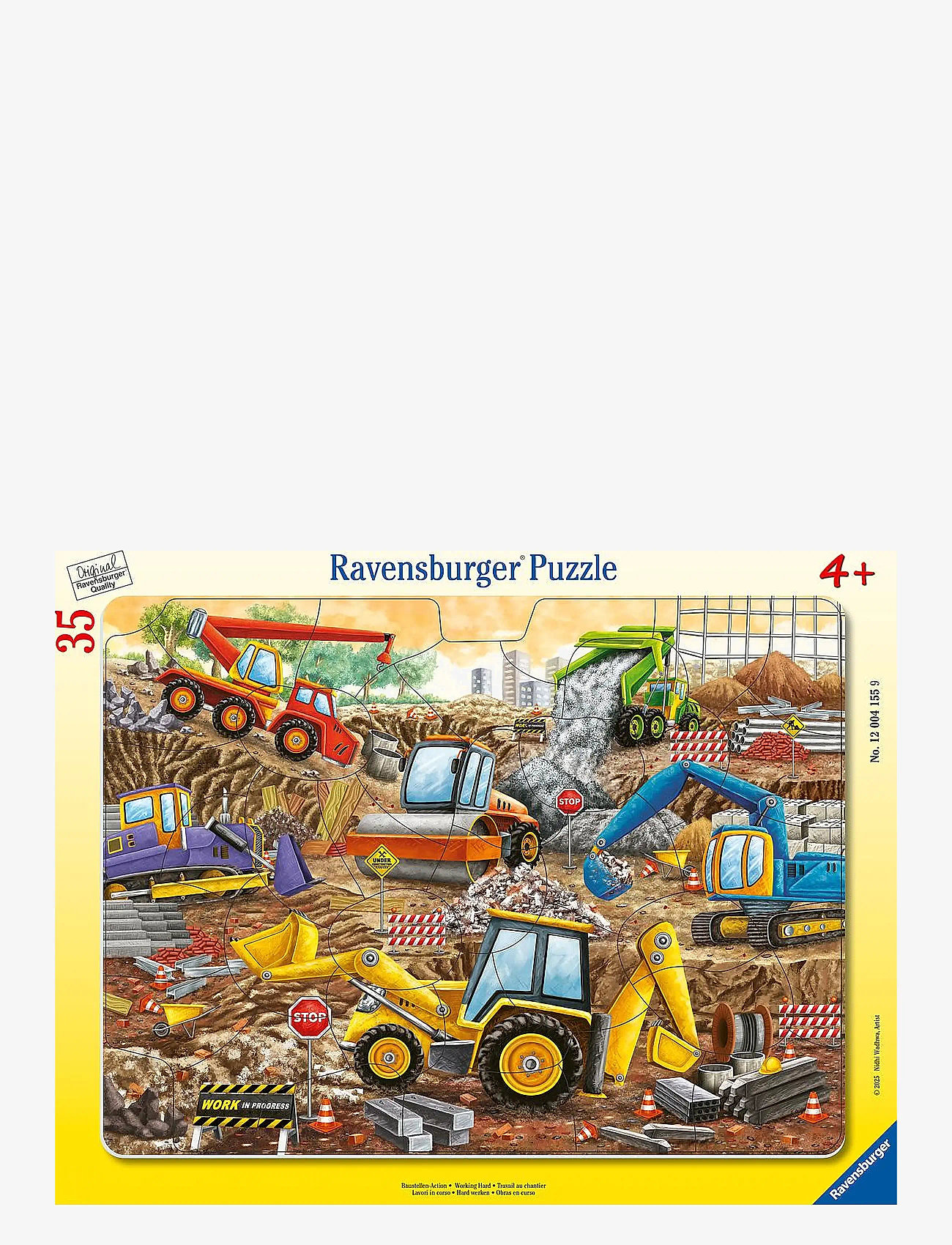 Ravensburger - Jobber hardt 35p - classic puzzles - multi coloured - 0
