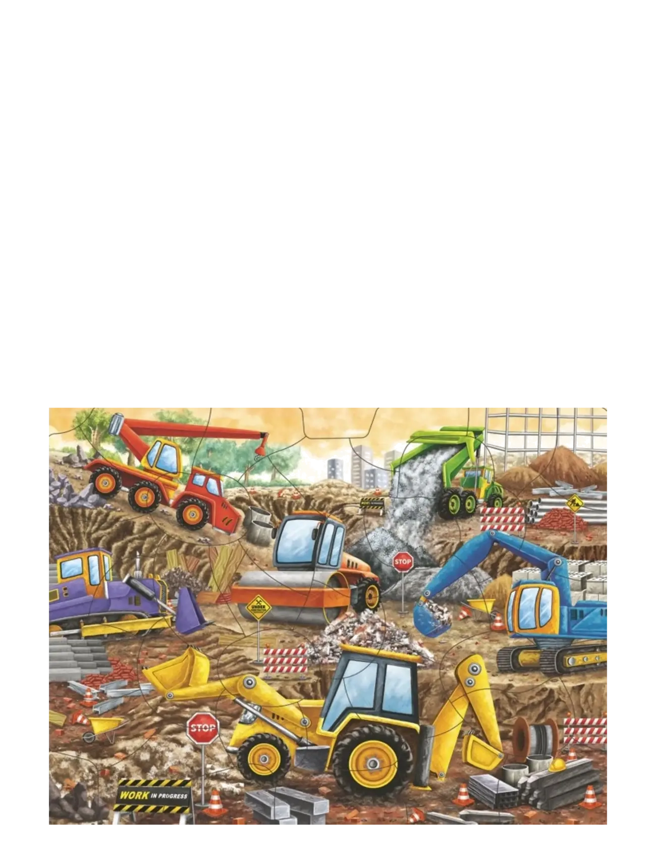 Ravensburger - Working Hard 35p Frame Puzzle - klassiske puslespil - multi coloured - 1
