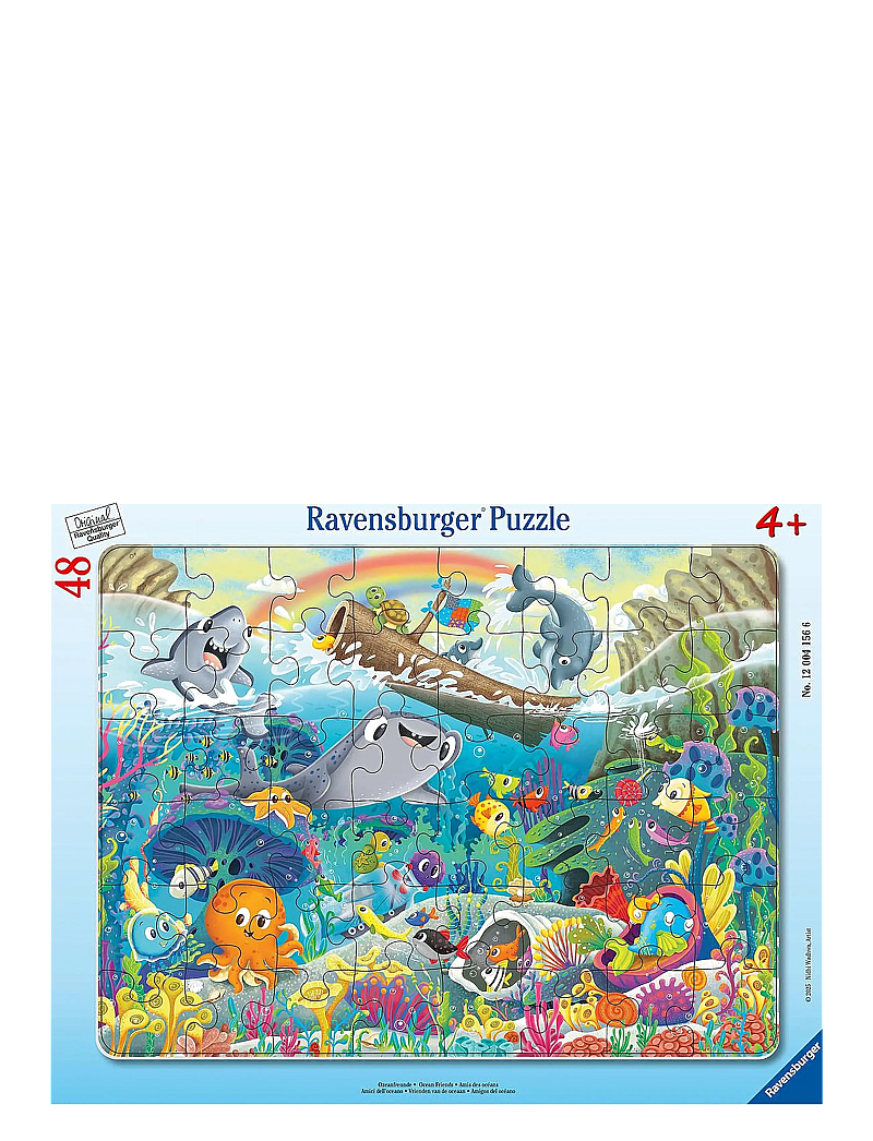 Ravensburger - Ocean Friends 48p Frame Puzzle - klassísk púsl - multi coloured - 0
