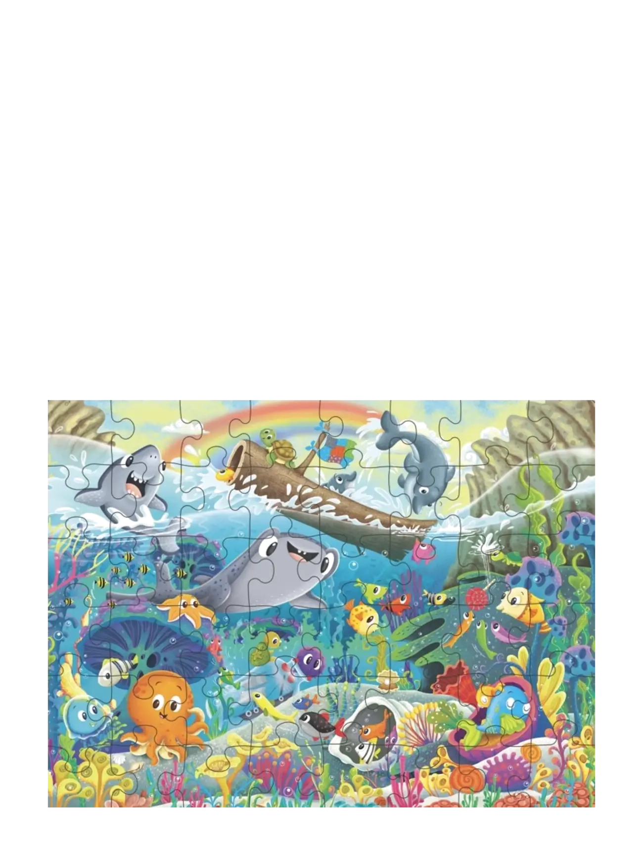 Ravensburger - Ocean Friends 48p Frame Puzzle - klassiske puslespil - multi coloured - 1