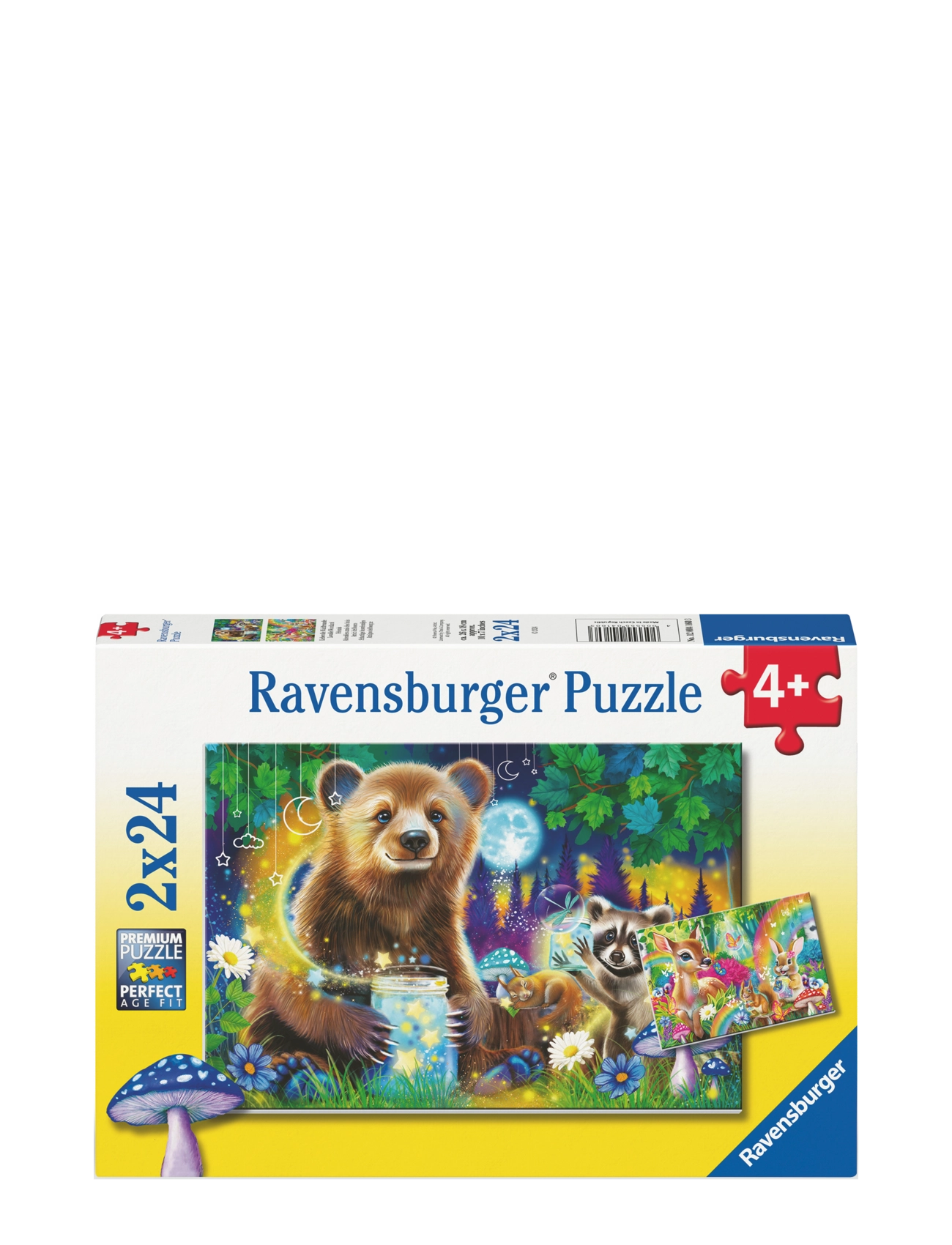Ravensburger Lovable Woodland Friends 2X24P, One Size, Multi/patterned, Puslespil > Klassiske Puslespil, Børn