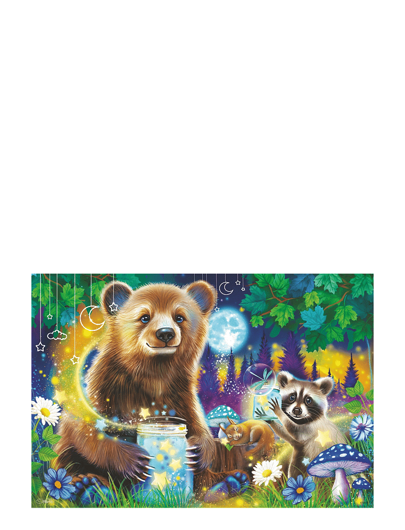 Ravensburger - Lovable Woodland Friends 2x24p - klassísk púsl - multi coloured - 1