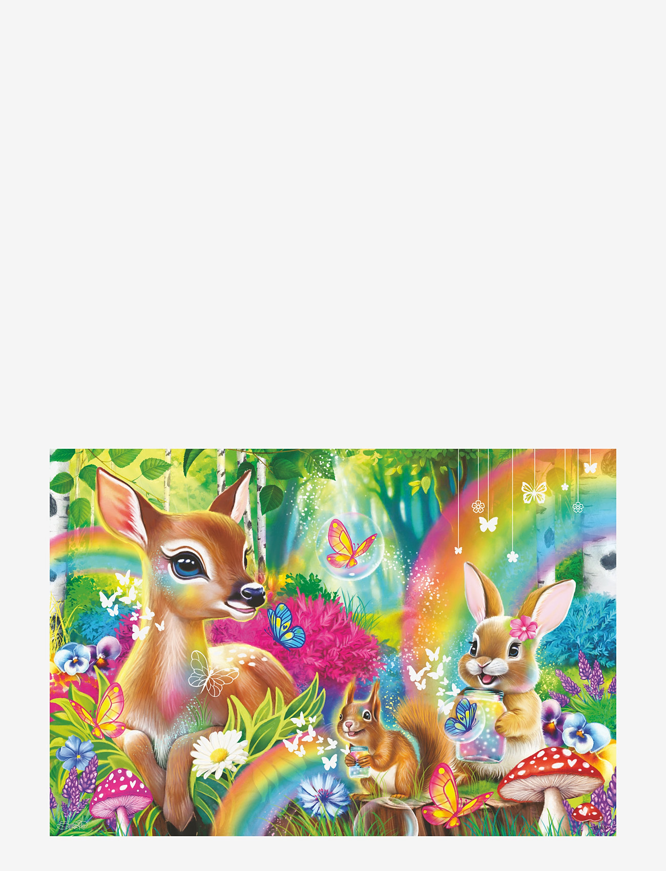 Ravensburger - Lovable Woodland Friends 2x24p - klassísk púsl - multi coloured - 2