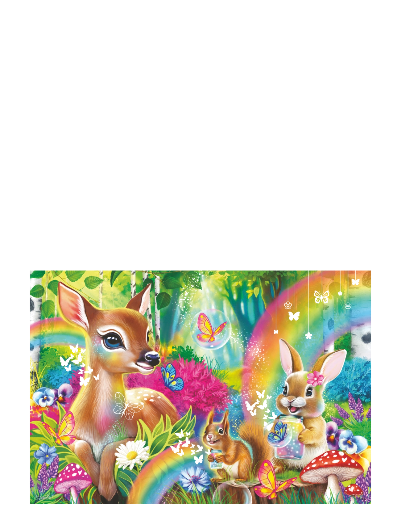 Ravensburger - Lovable Woodland Friends 2x24p - klassiska pussel - multi coloured - 2