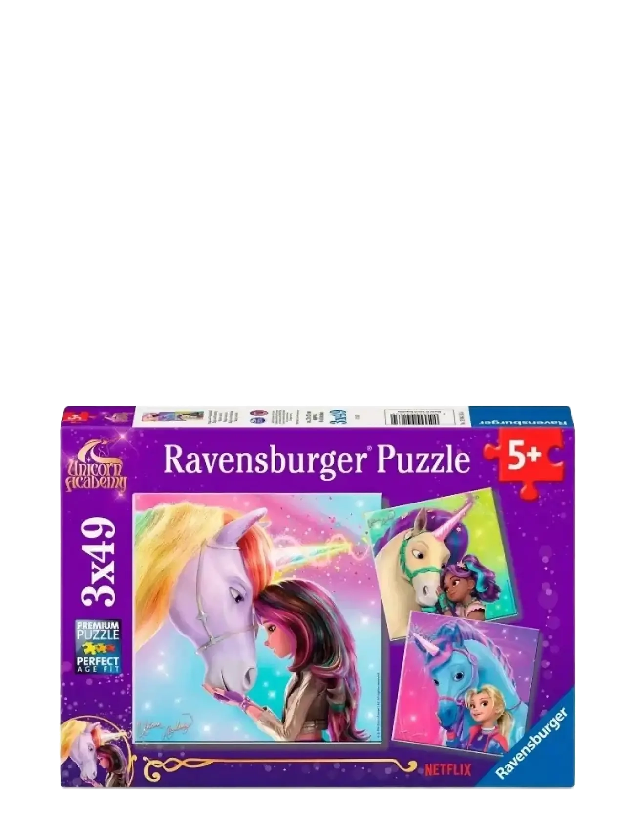 Ravensburger Unicorn Academy 3x49p - 4 for 3 - MULTI COLOURED / multi