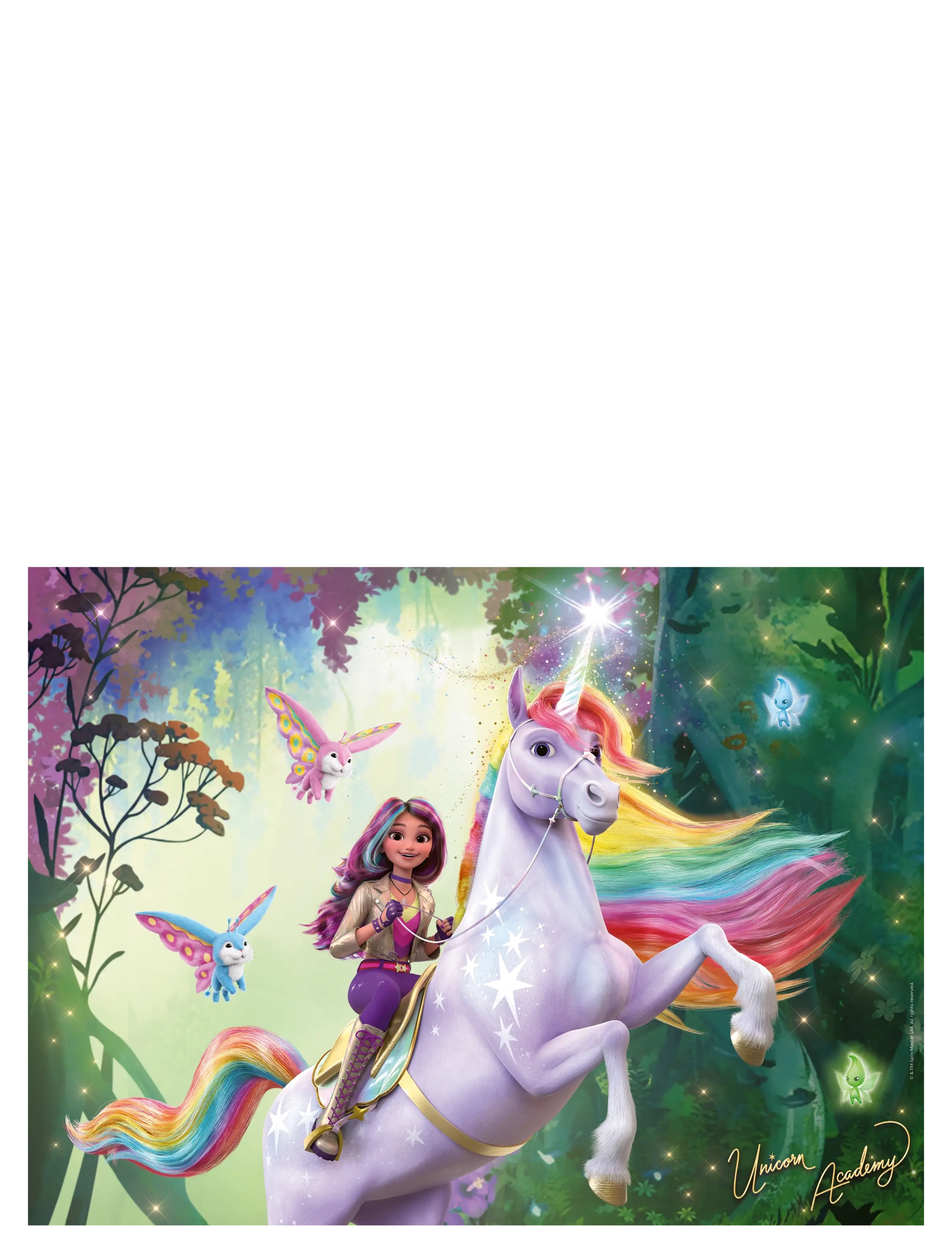 Ravensburger - Unicorn Academy 100p XXL - klassiske puslespil - multi coloured - 1