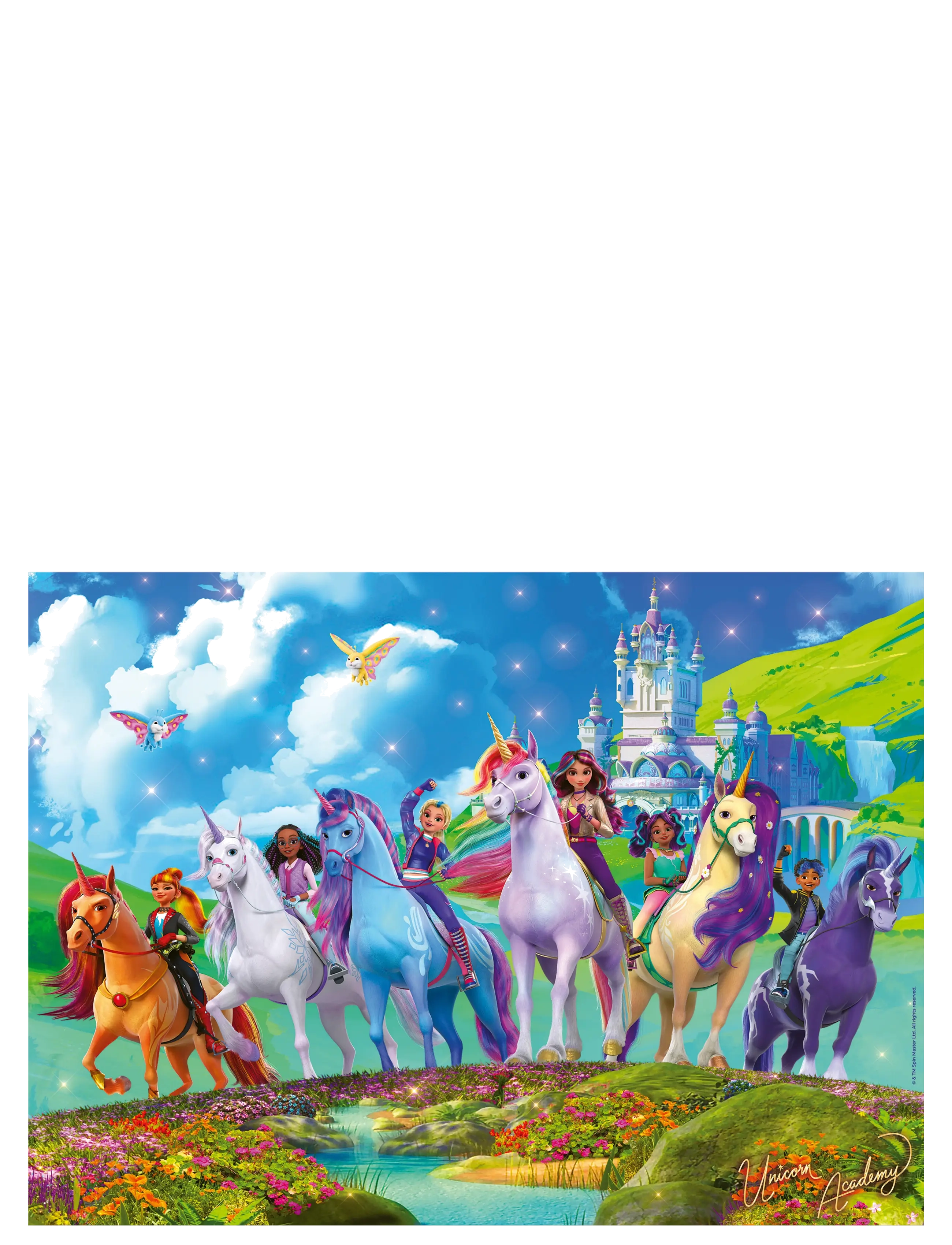 Ravensburger - Unicorn Academy 200p XXL - klassiske puslespil - multi coloured - 1