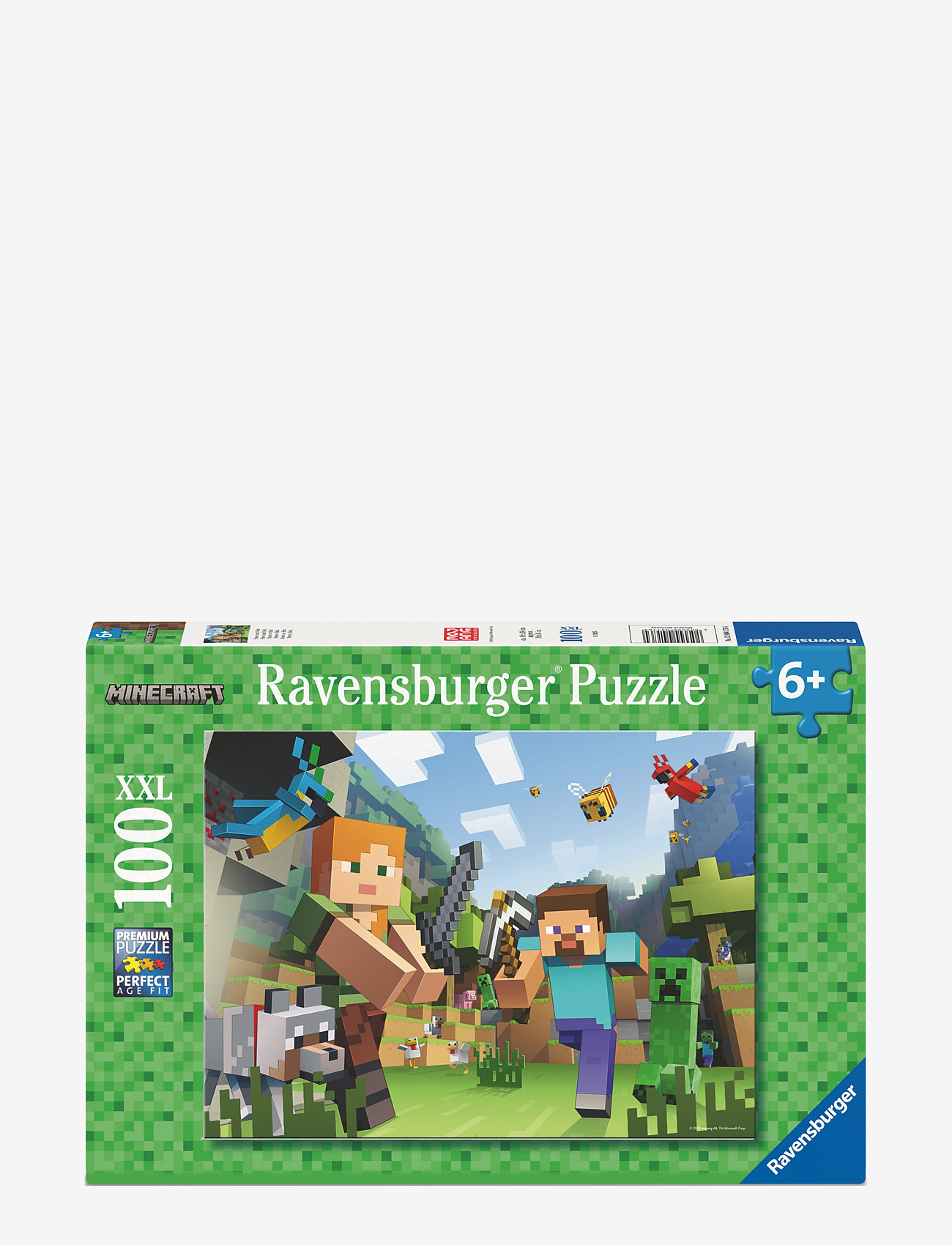 Ravensburger - Minecraft 100p - klassiska pussel - multi coloured - 0