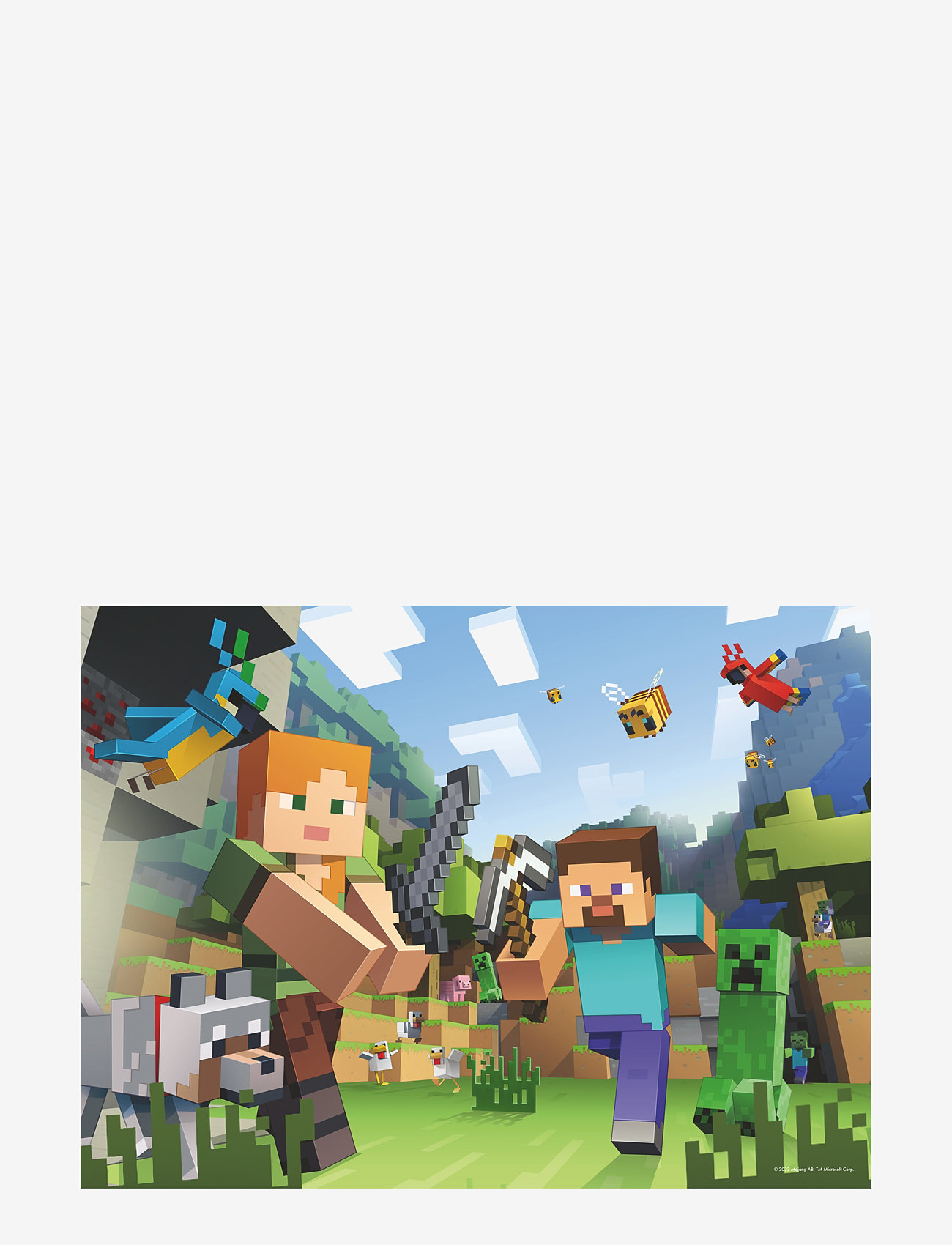 Ravensburger - Minecraft 100p - klassiska pussel - multi coloured - 1