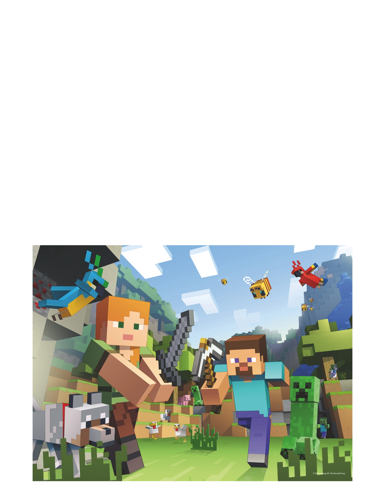 Ravensburger - Minecraft 100p - classic puzzles - multi coloured - 1