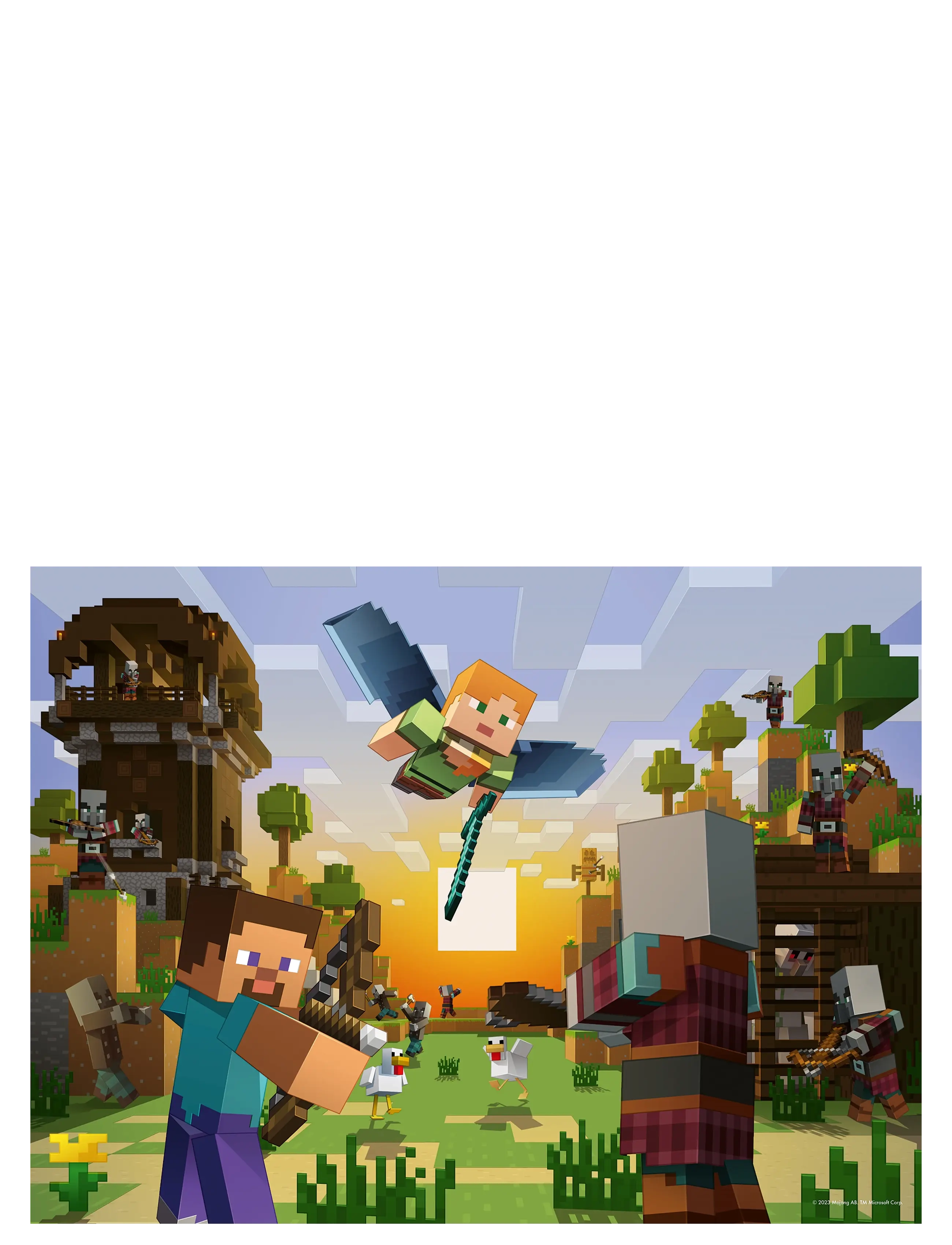 Ravensburger - Minecraft Architecture and Adventure 150p - klassiset palapelit - multi coloured - 1
