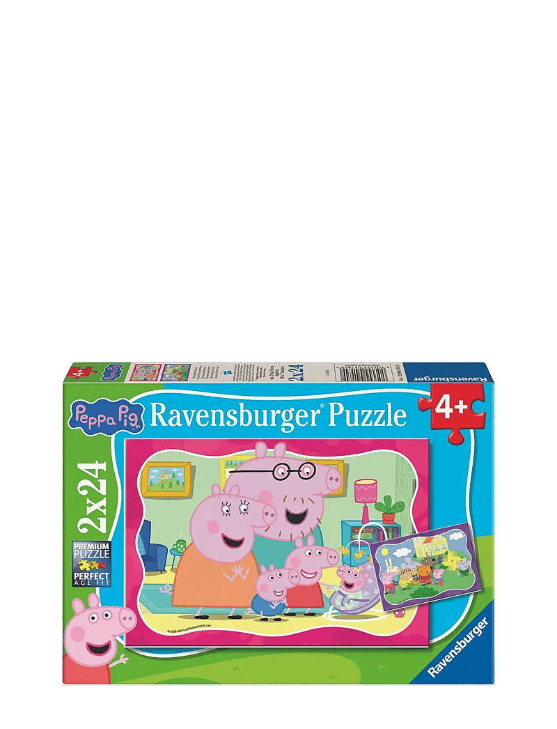 Ravensburger - Peppa Pig 2x24p - klassísk púsl - multi coloured - 0