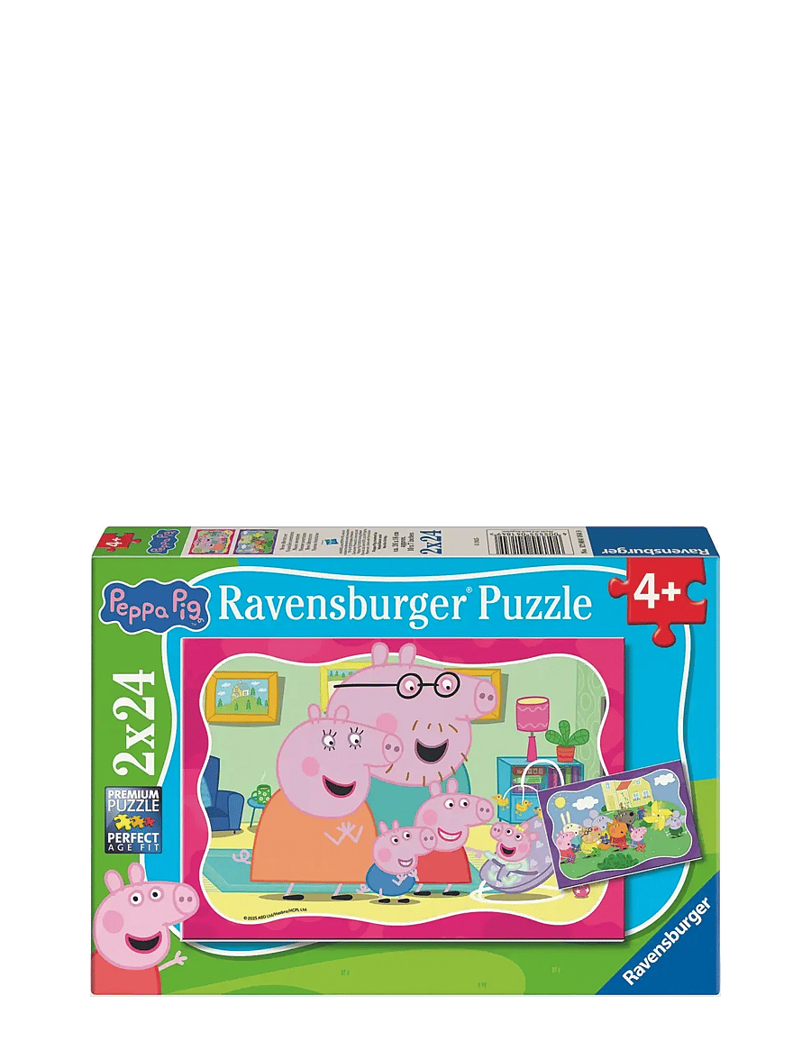 Ravensburger - Peppa Pig 2x24p - klassiska pussel - multi coloured - 0