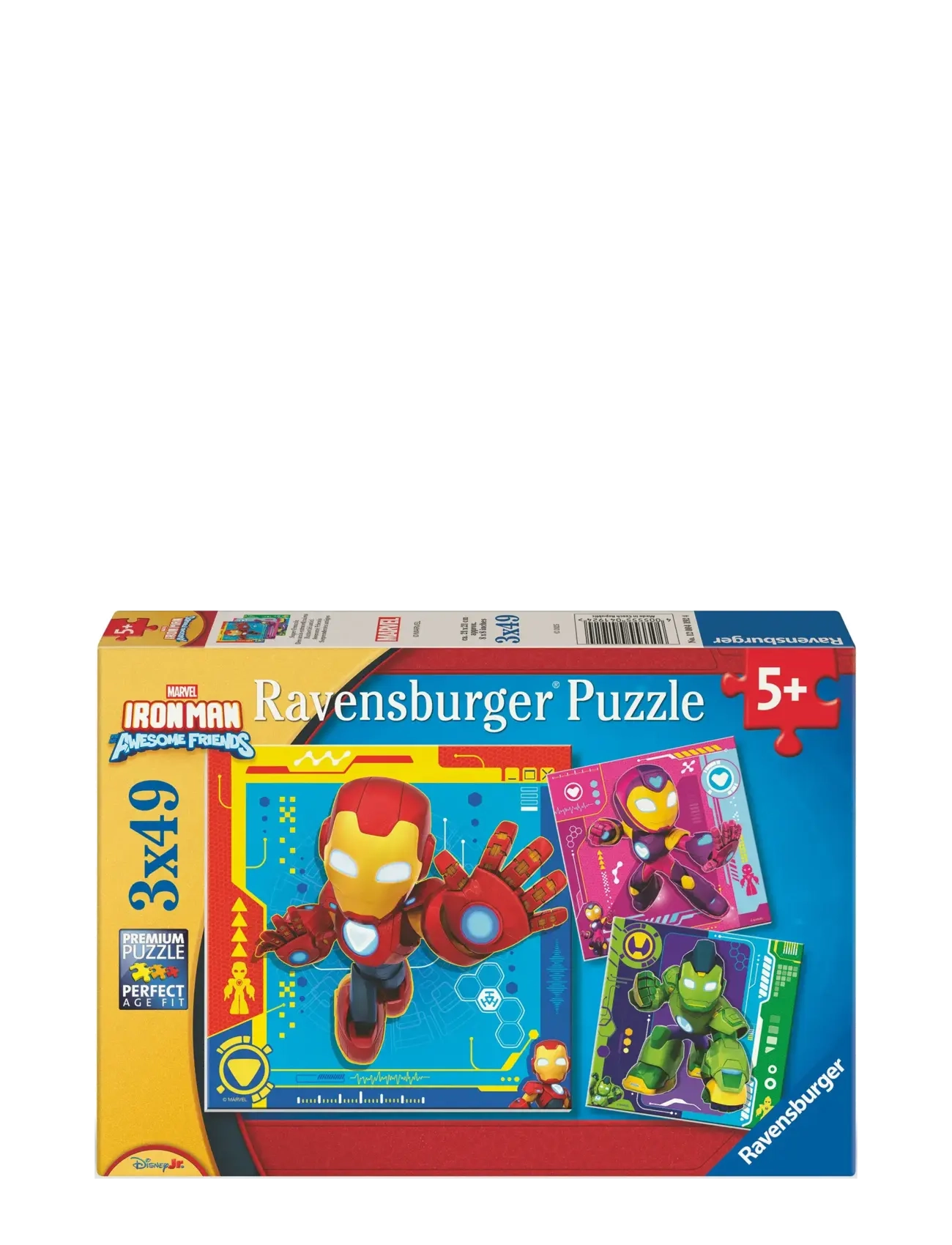 Ravensburger Iron Man & His Awesome Friends 3X49P, One Size, Multi/patterned, Puslespil > Klassiske Puslespil, Børn