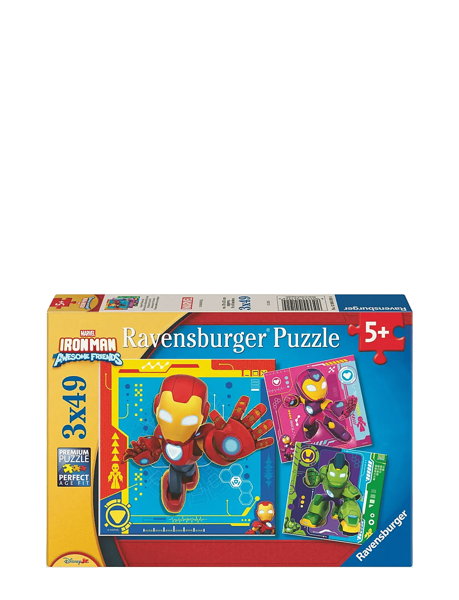 Ravensburger - Iron Man & His Awesome Friends 3x49p - klassiska pussel - multi coloured - 0