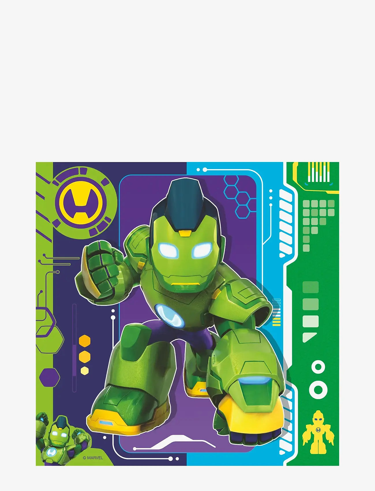 Ravensburger - Iron Man & His Awesome Friends 3x49p - klassiske puslespil - multi coloured - 2