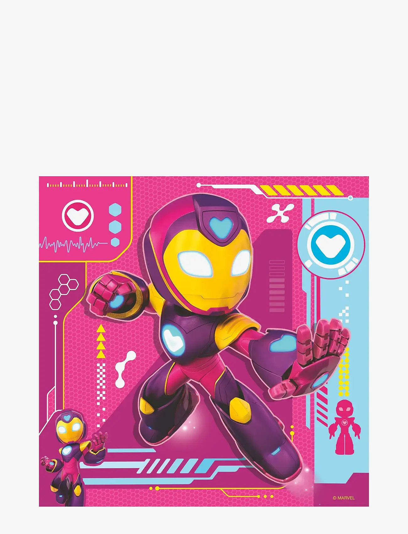 Ravensburger - Iron Man & His Awesome Friends 3x49p - klassiske puslespil - multi coloured - 3