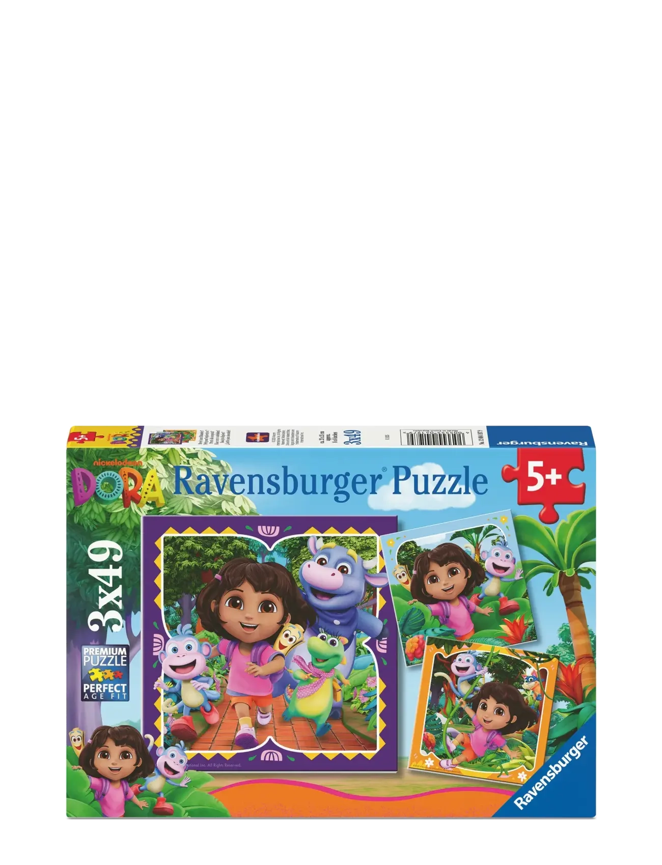 Ravensburger Dora the Explorer 3x49p - 4 for 3 - MULTI COLOURED / multi