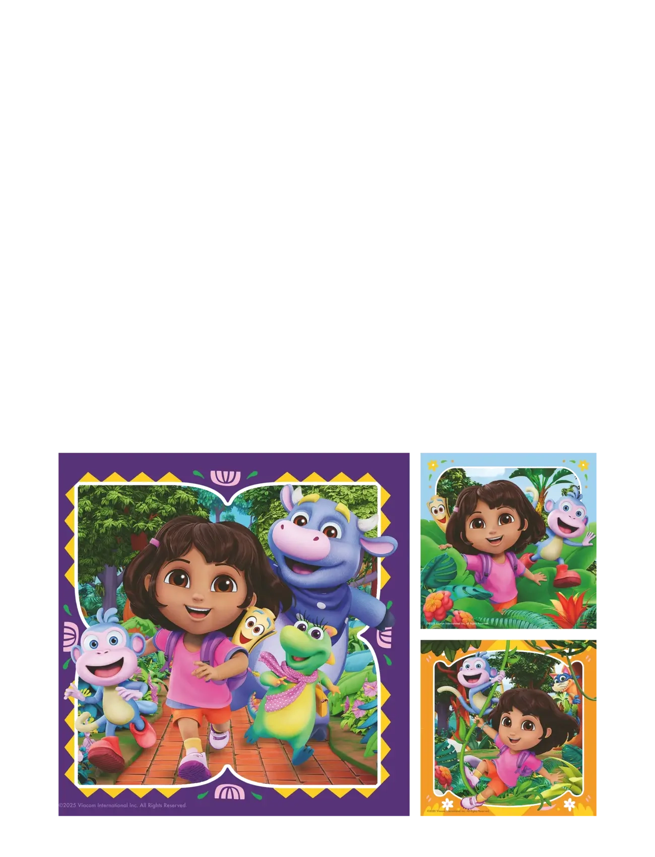 Ravensburger - Dora the Explorer 3x49p - classic puzzles - multi coloured - 1