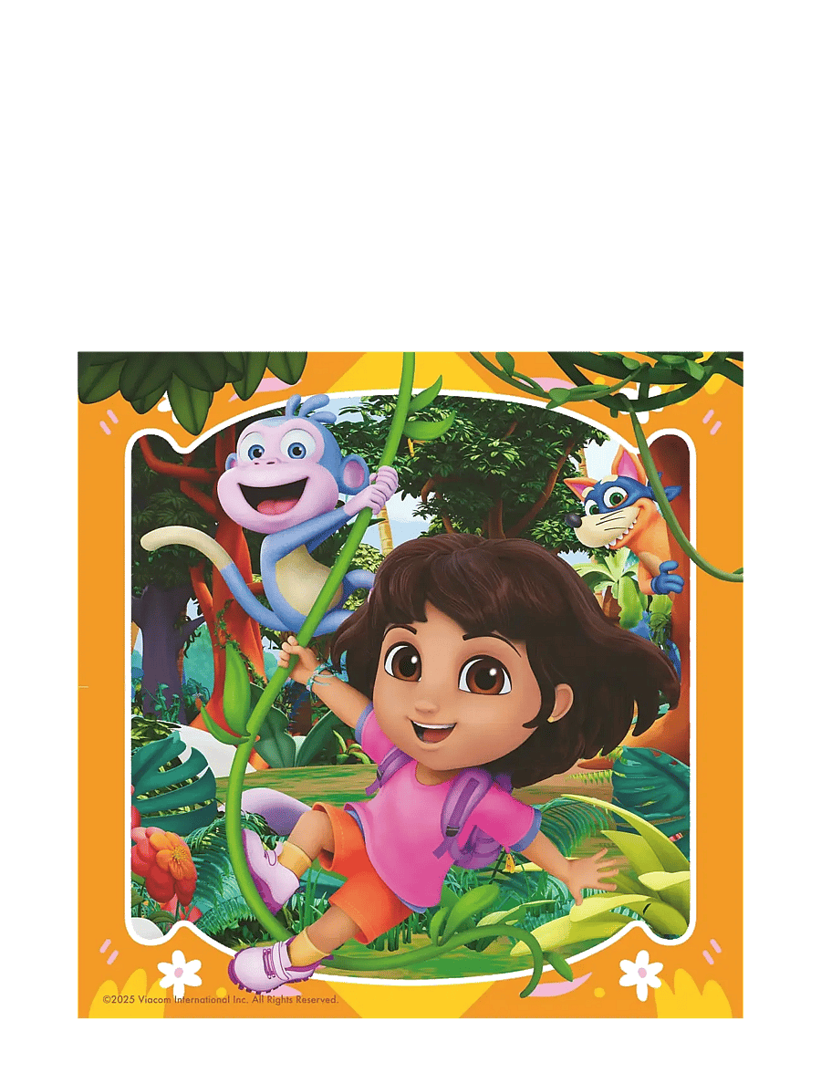 Ravensburger - Dora the Explorer 3x49p - classic puzzles - multi coloured - 2