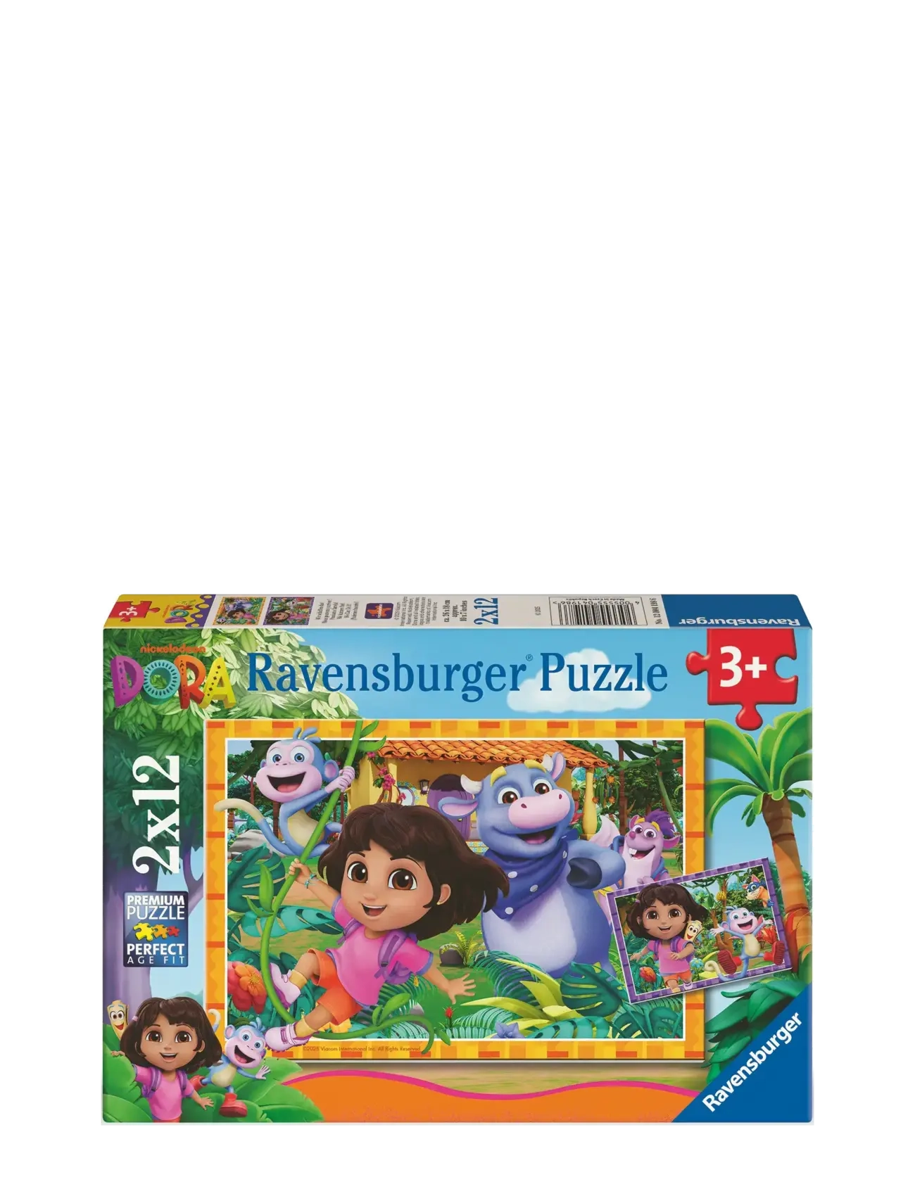 Ravensburger Dora the Explorer 2x12p - 4 for 3 - MULTI COLOURED / multi